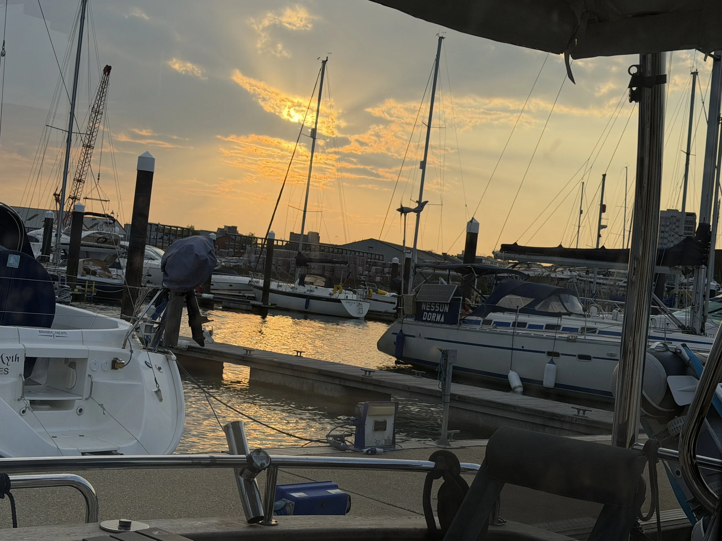   A lovely end to our first cruise  