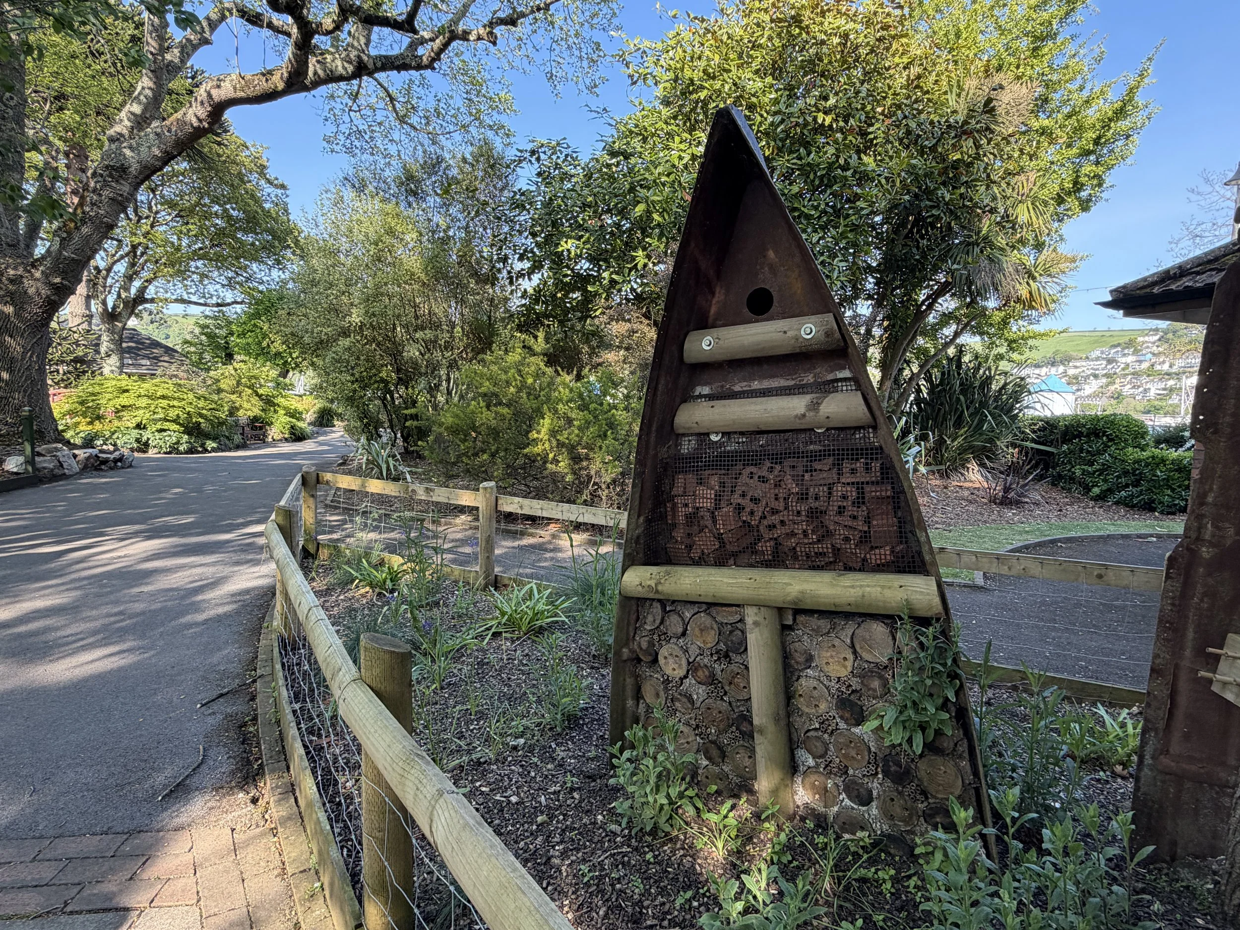   Insect house extraordinaire!  