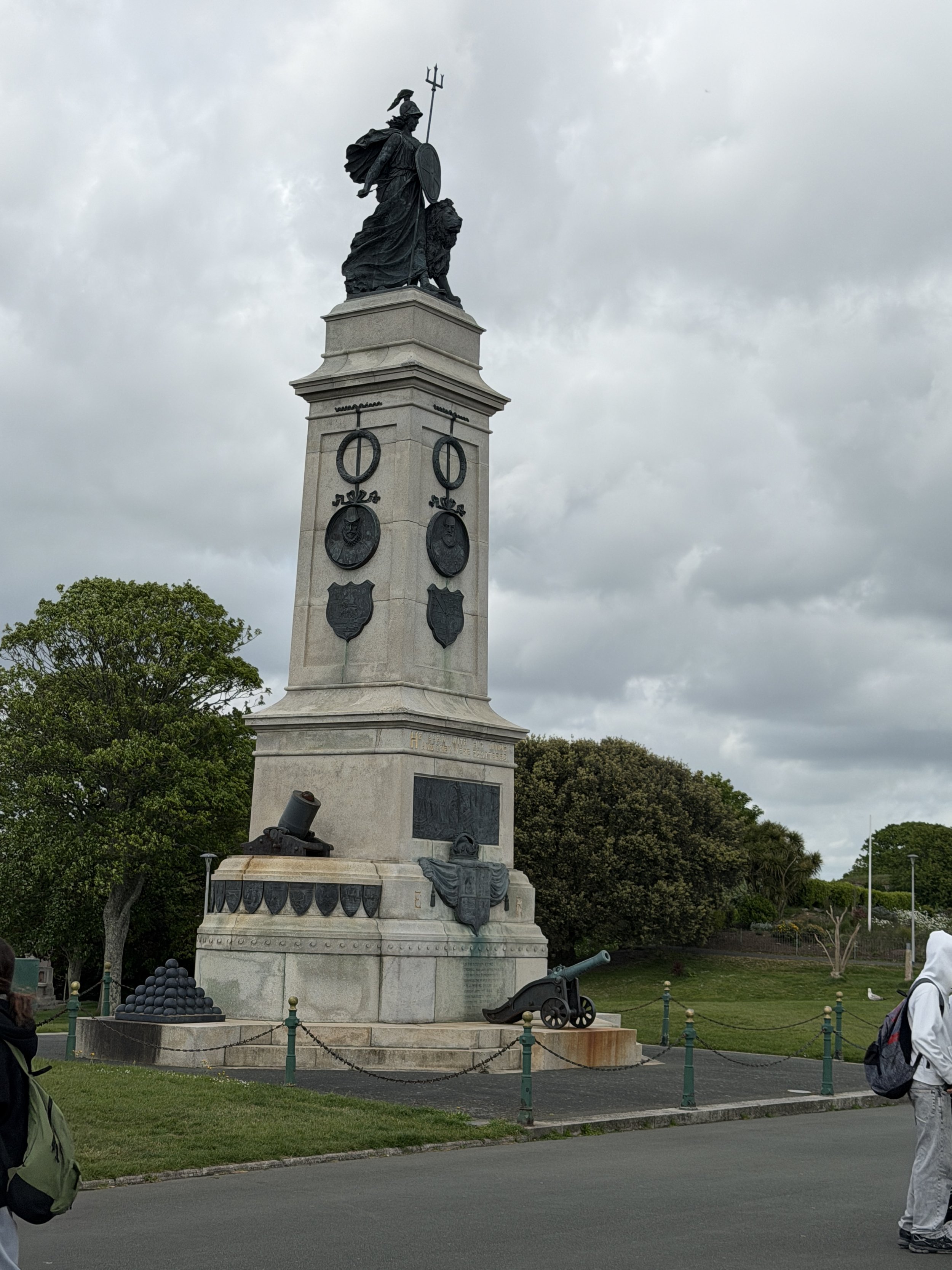  Armada Memorial was built in 1888 to celebrate the 300th anniversary of the defeat of the&nbsp;Spanish Armada in 1588.  