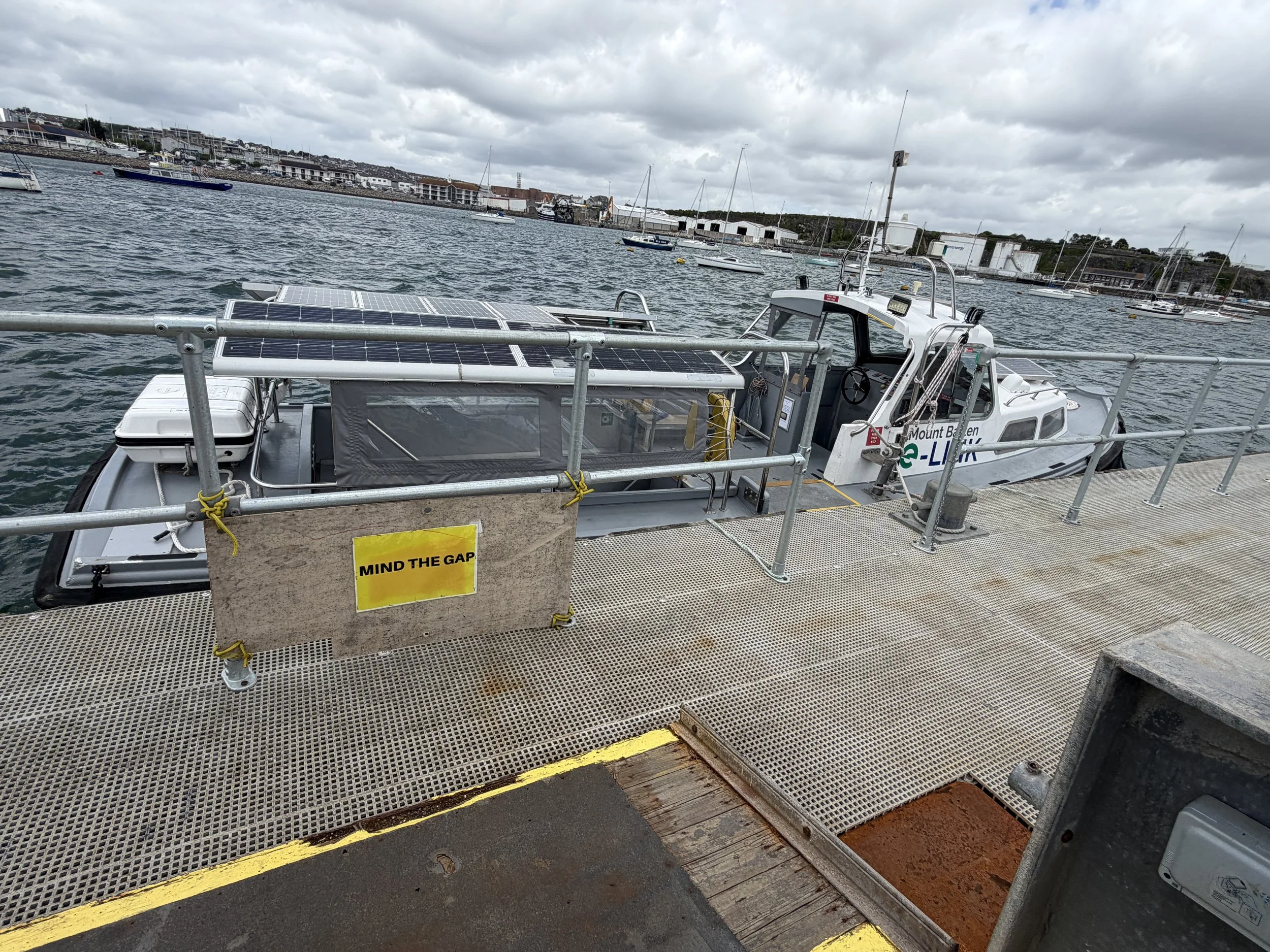   Took the tiny, open-air ferry part of the way back.  