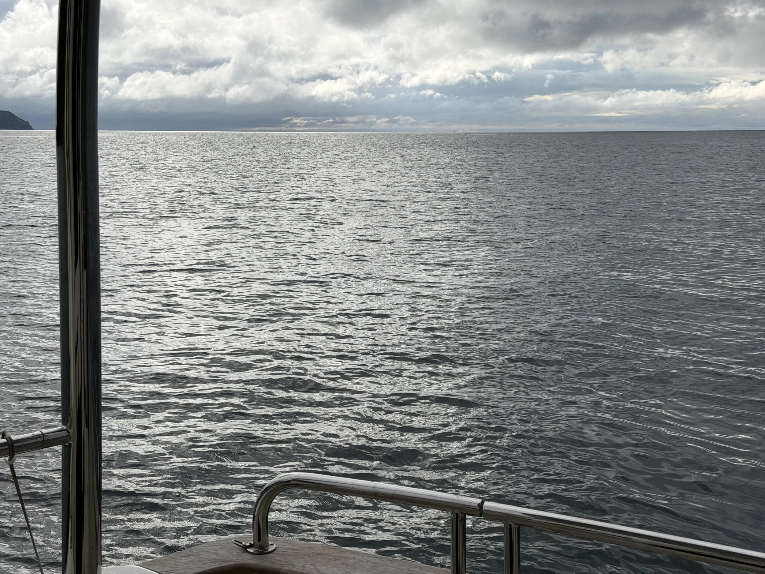  Flat light on flat water  