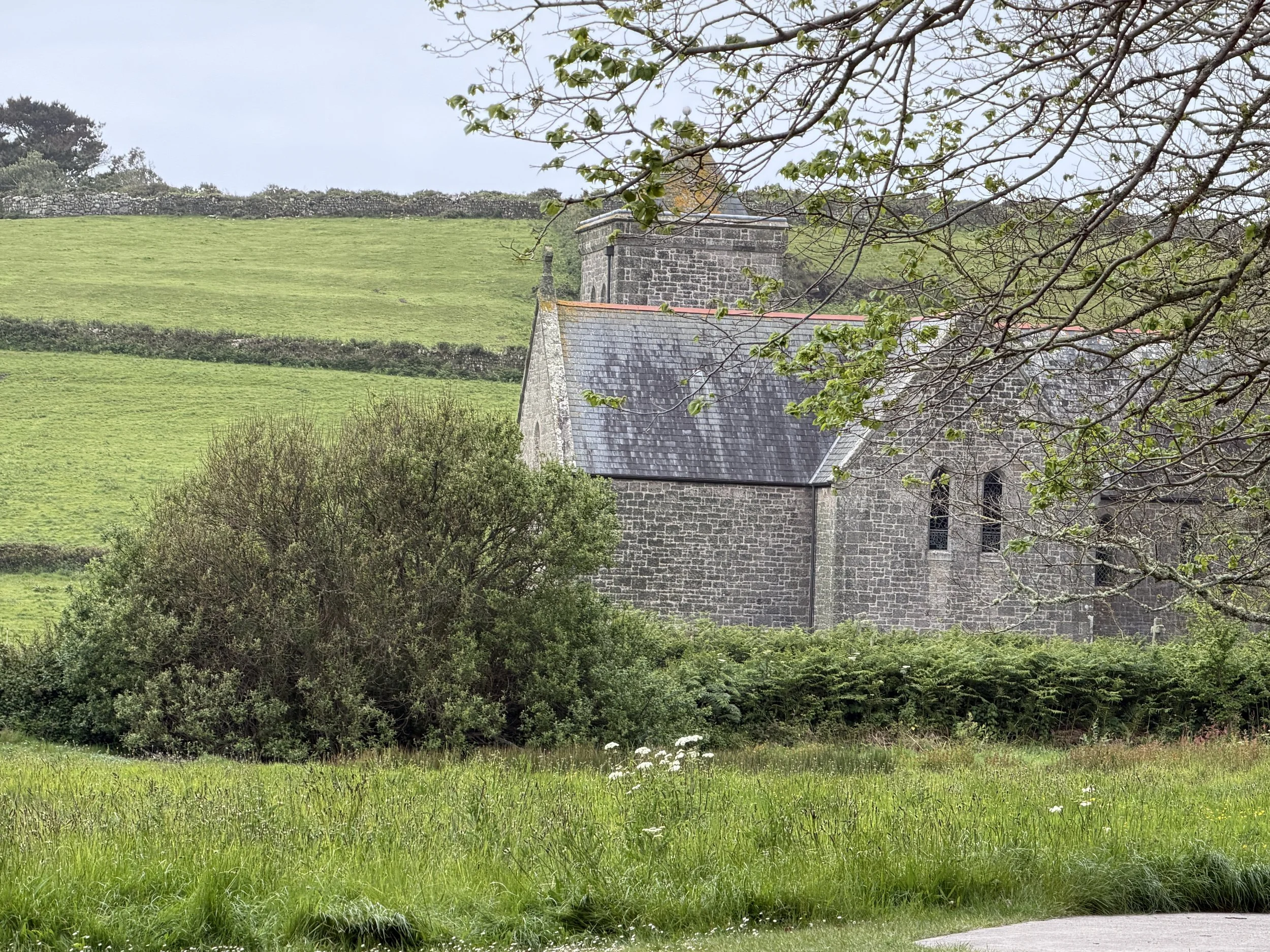   Stopped at the little chapel  