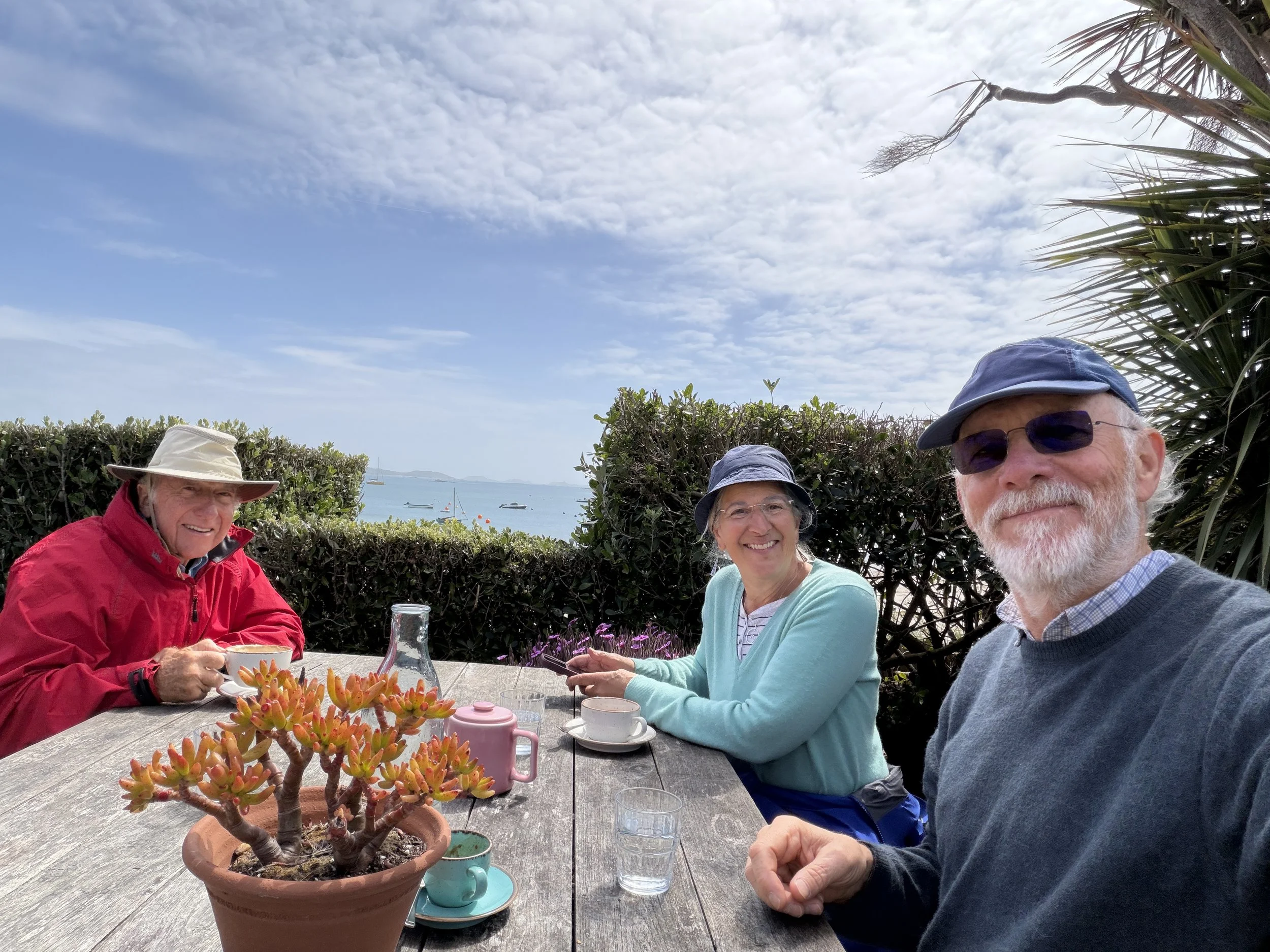   Stopped for tea.  