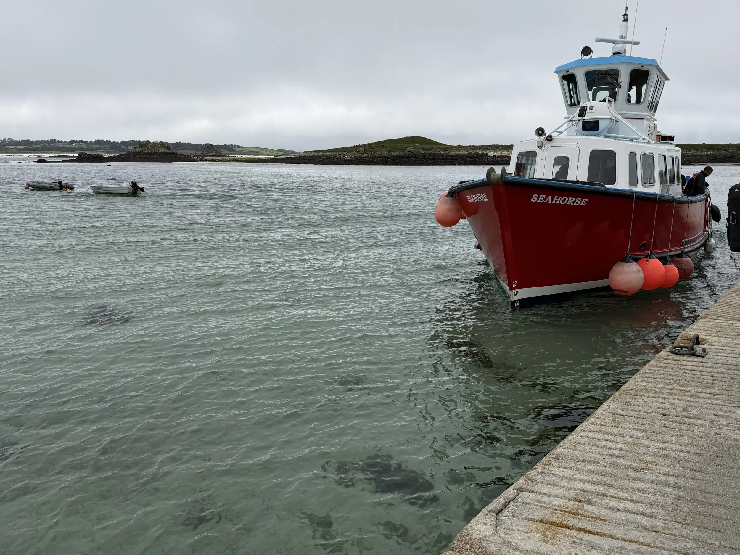   The ferry home.  