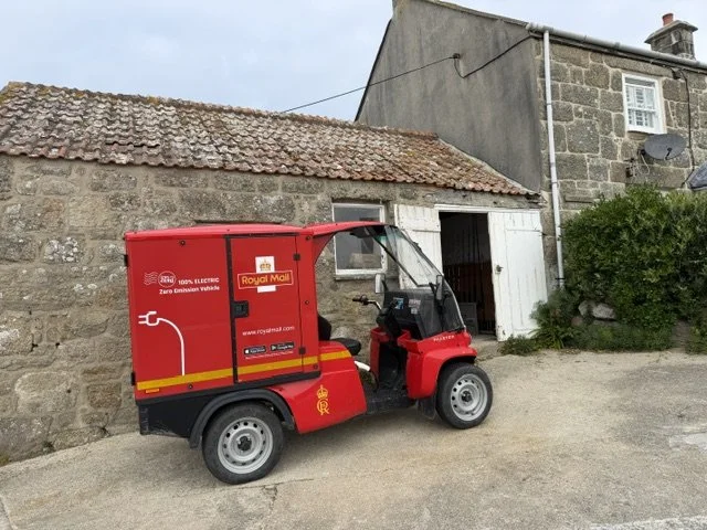   Similar carts are used to deliver the mail.  