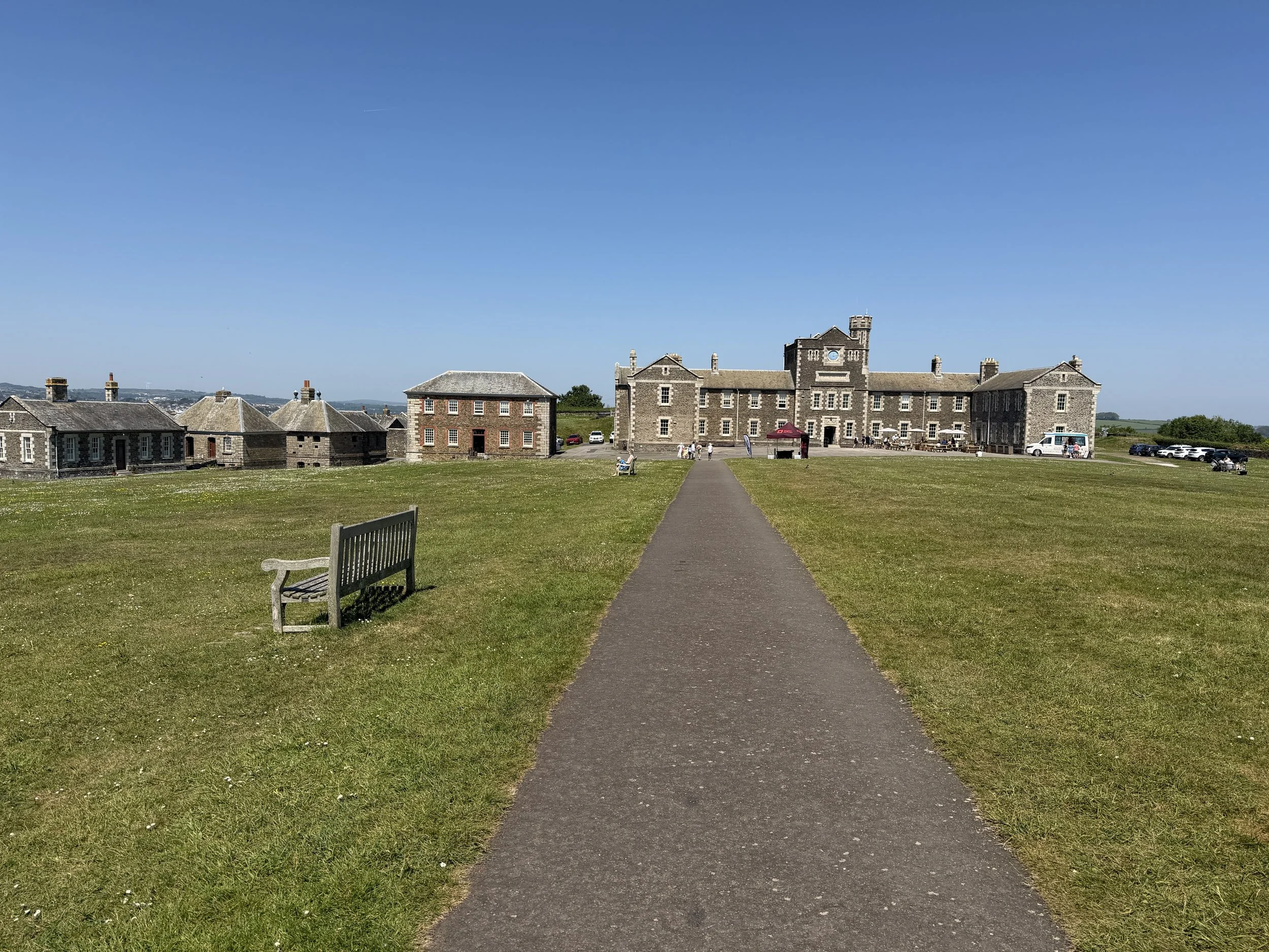  But first, climb the hill to Pendennis Castle  