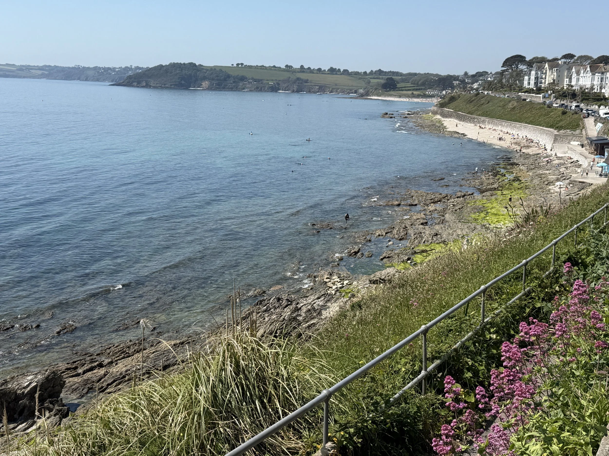   Walked to the other side of the point.  