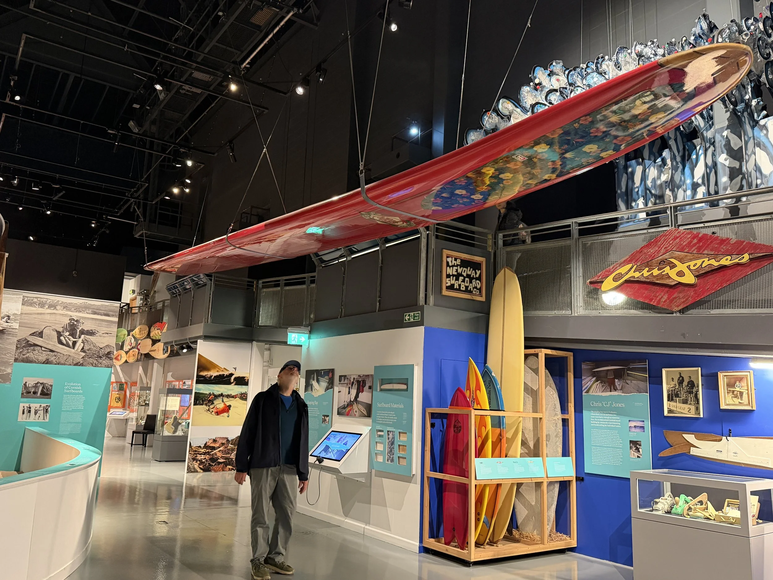   Learned about all kinds of surfboards.  