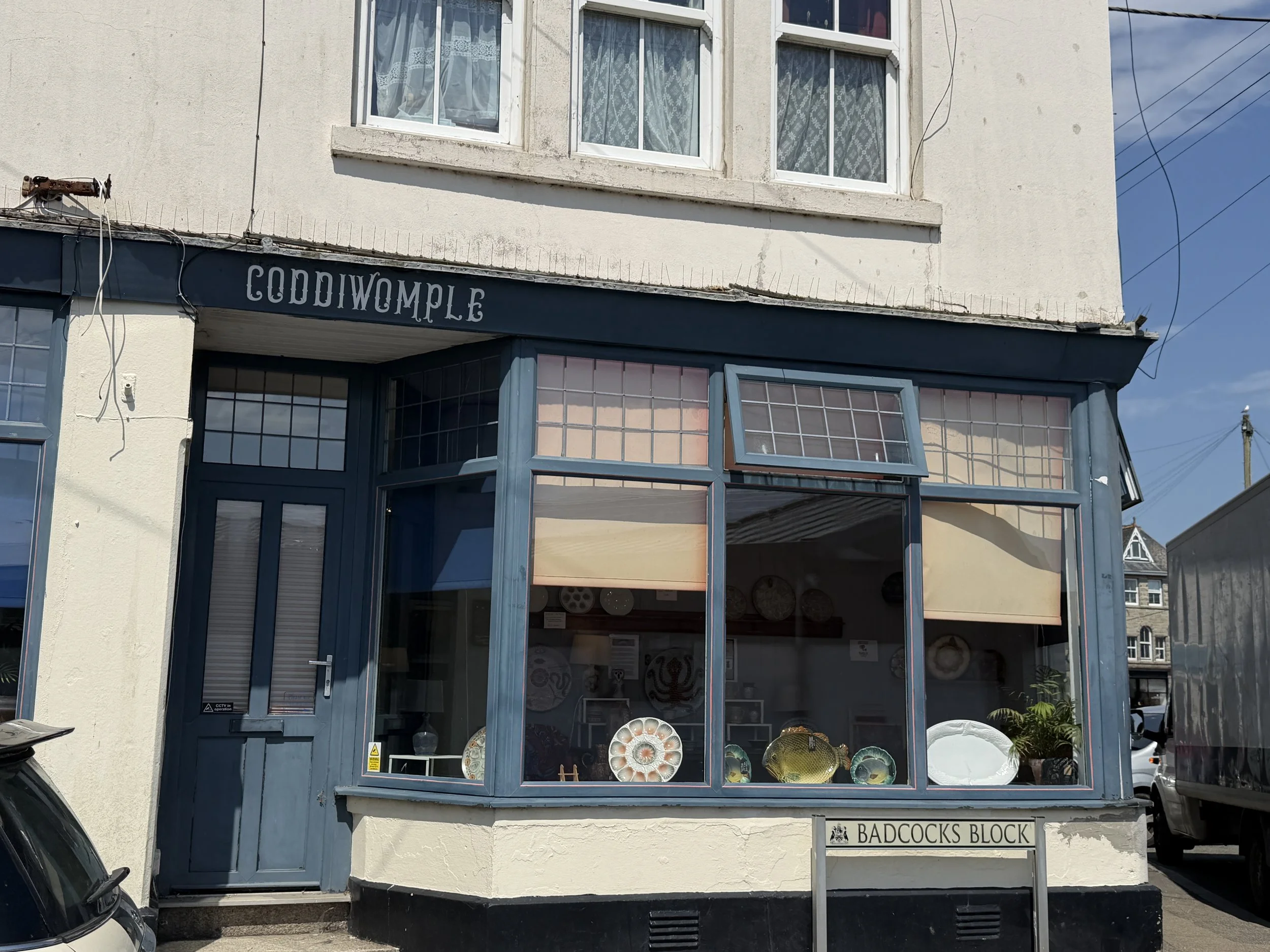   The town is a blend of art galleries and fish markets.  