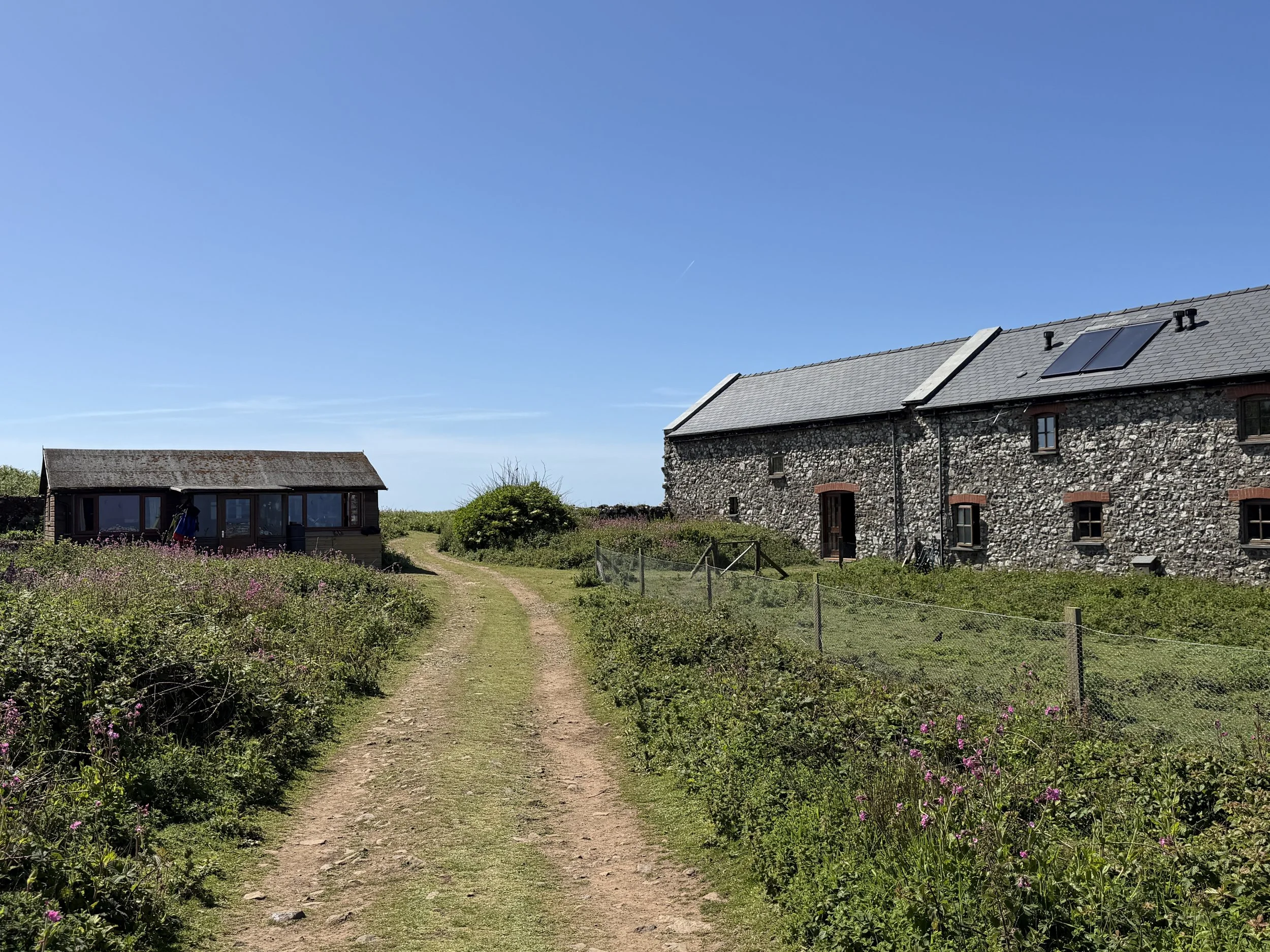   The historic old farm in the center of the island is now a hostel.  