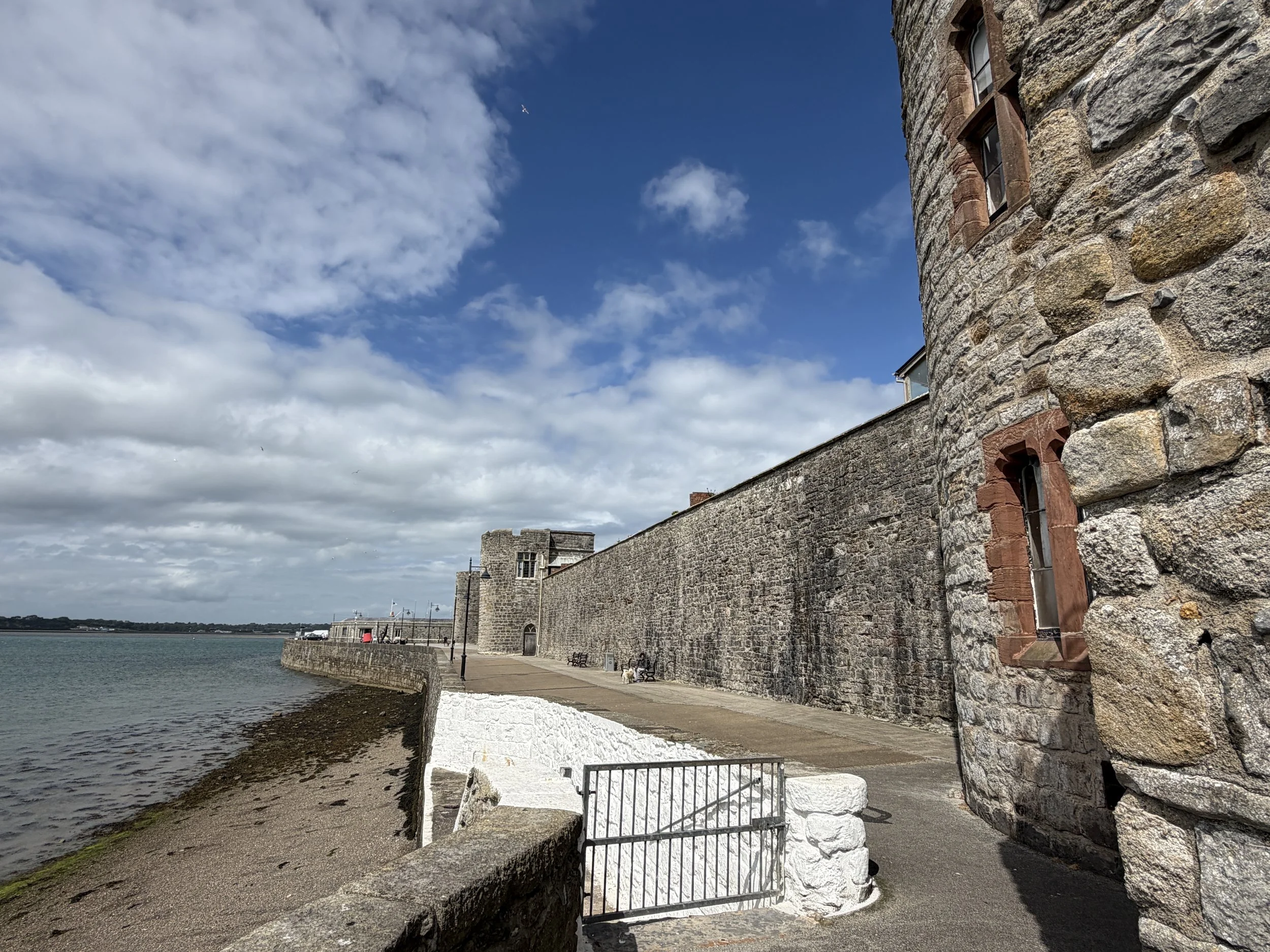   The town walls  