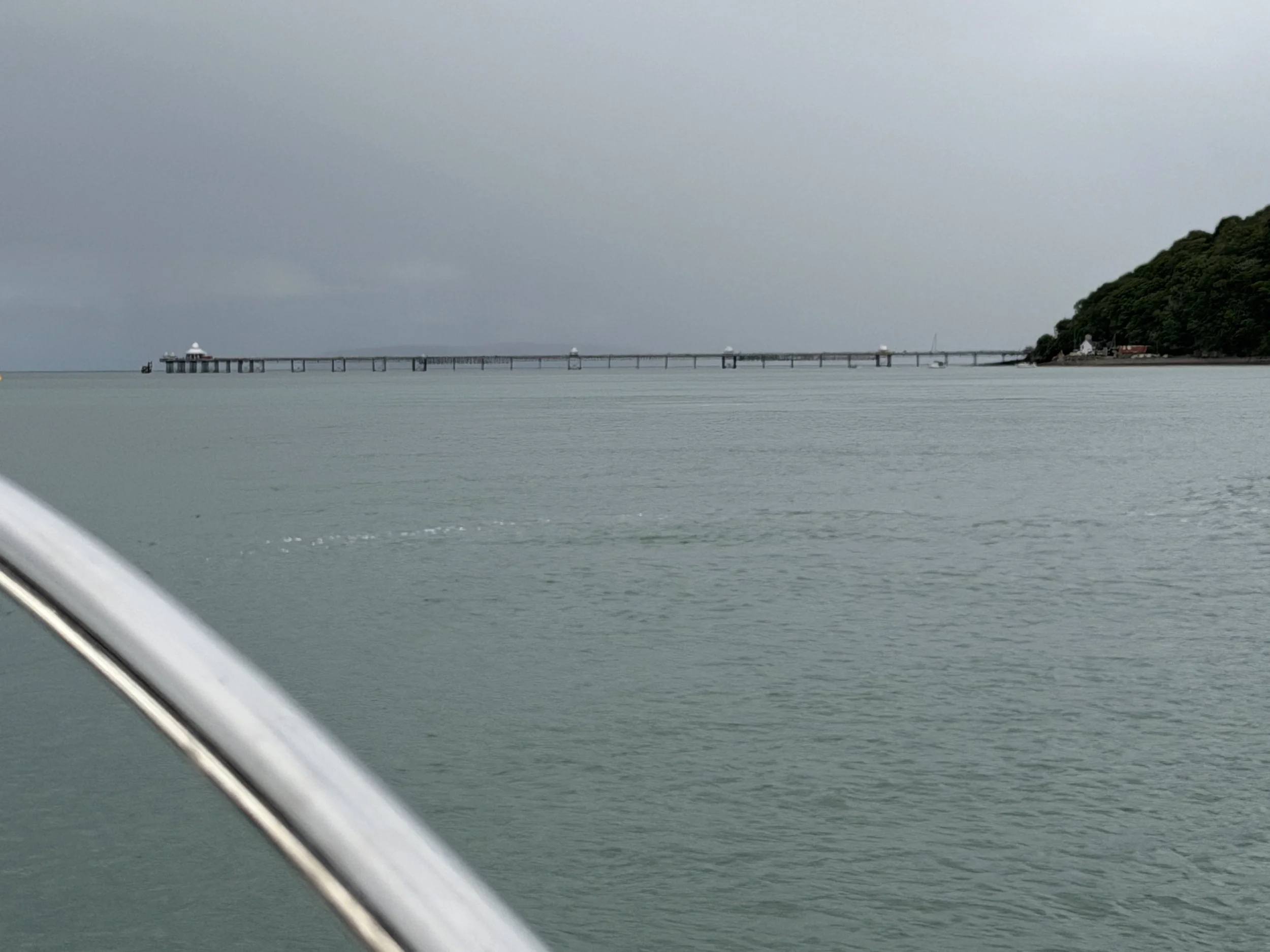   Exiting the Strait  