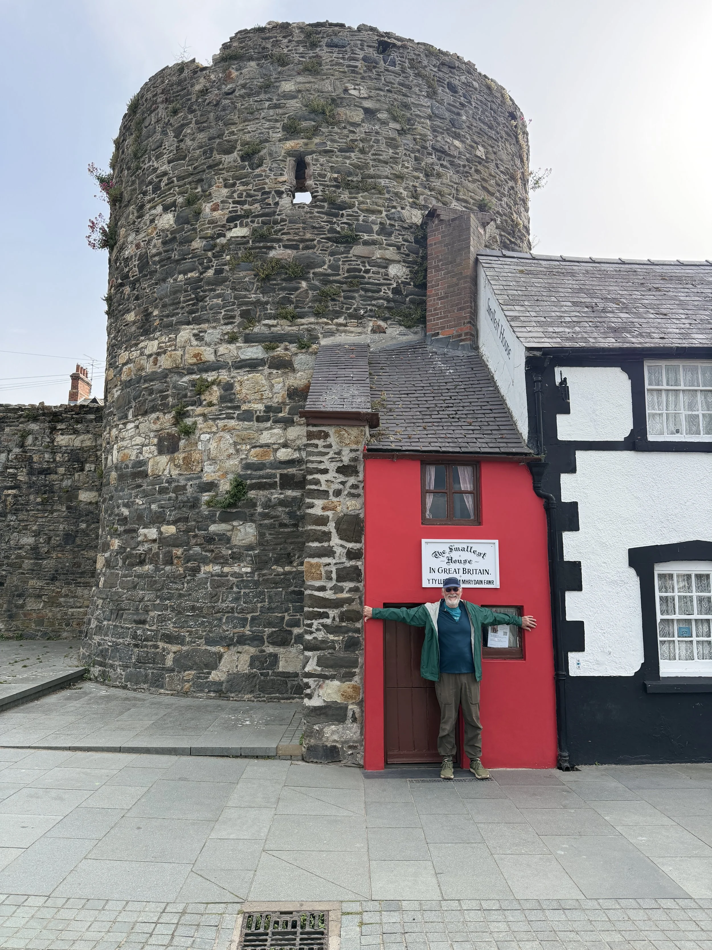   The Smallest House in Great Britain - 72” across, 122” high and 120” deep.&nbsp;  