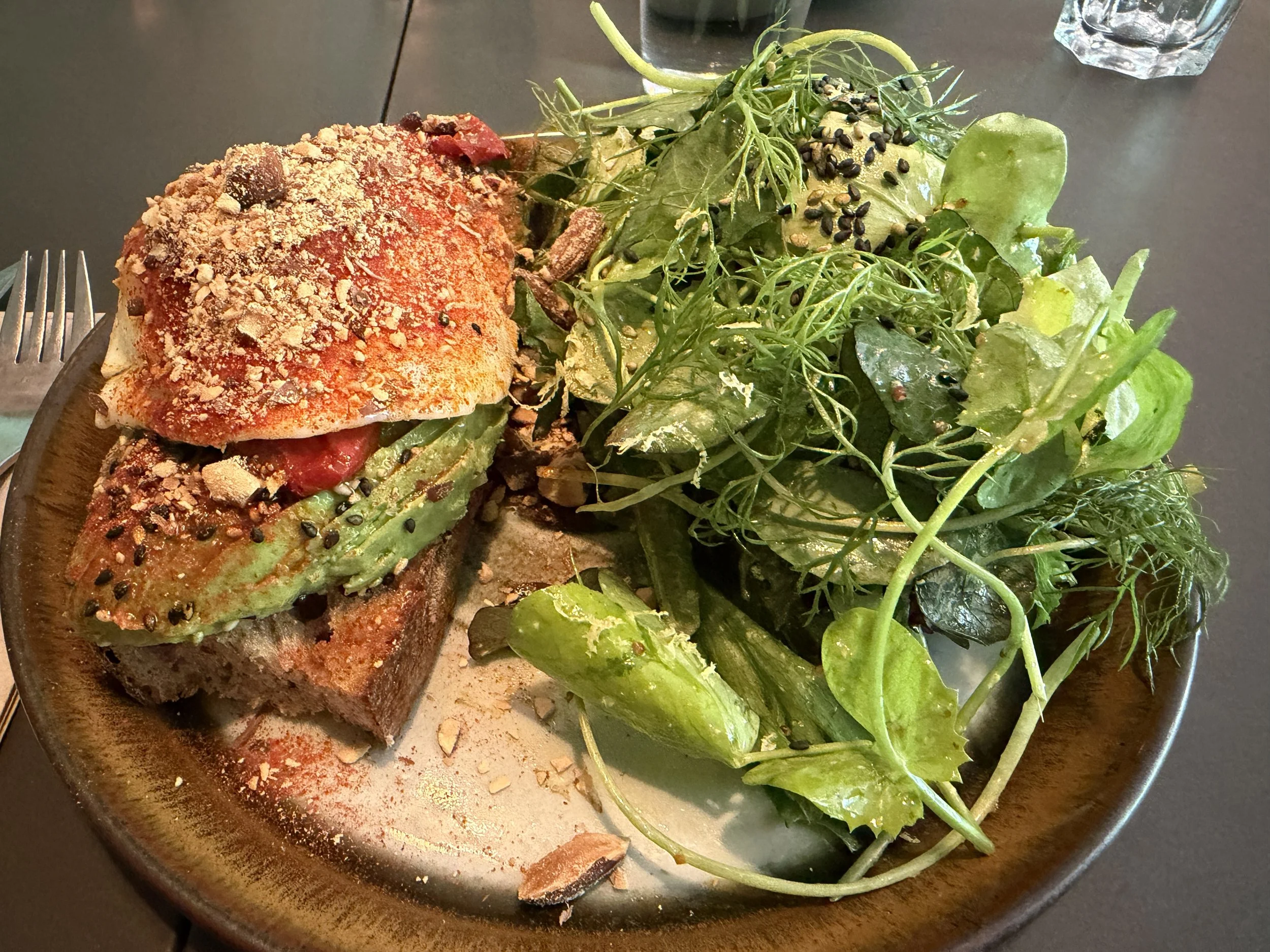   We found one with a cafe and had a terrific breakfast.  