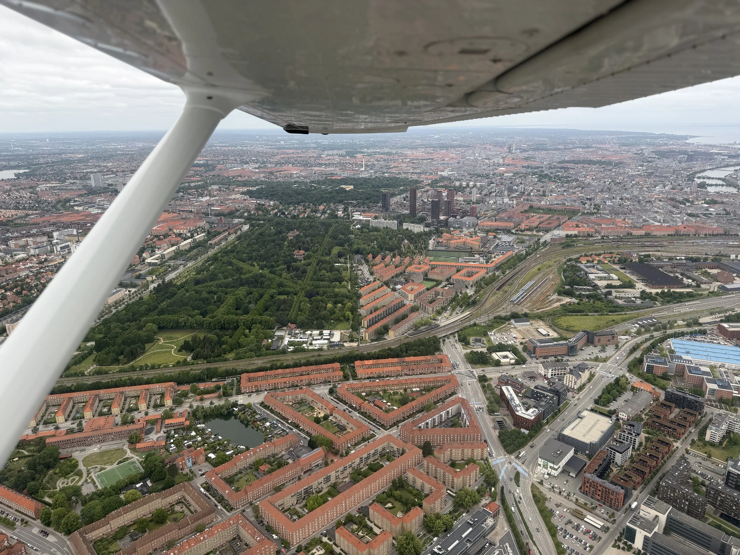   Lots of parks and greenspace throughout the city.  