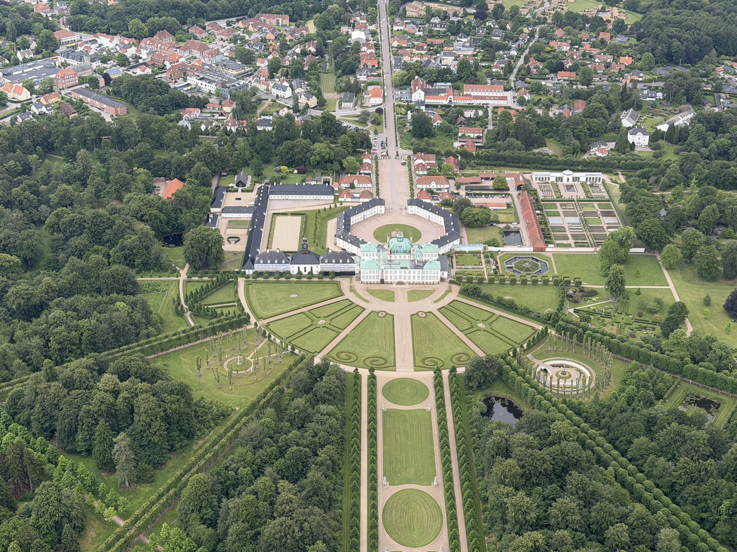   Fredensborg Palace, the Danish Royal Family’s primary spring and autumn residence.  