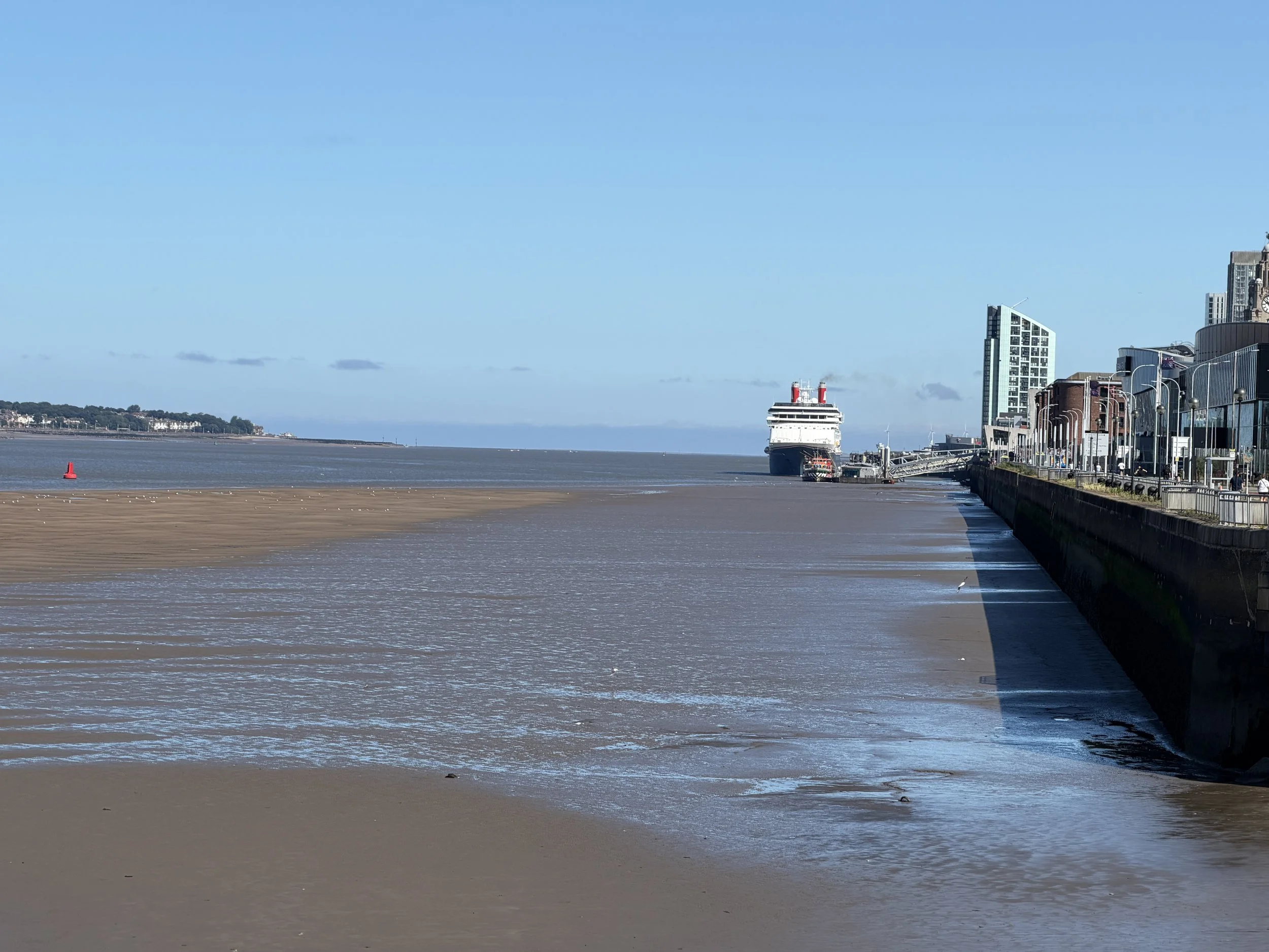   River Mersey at low tide  