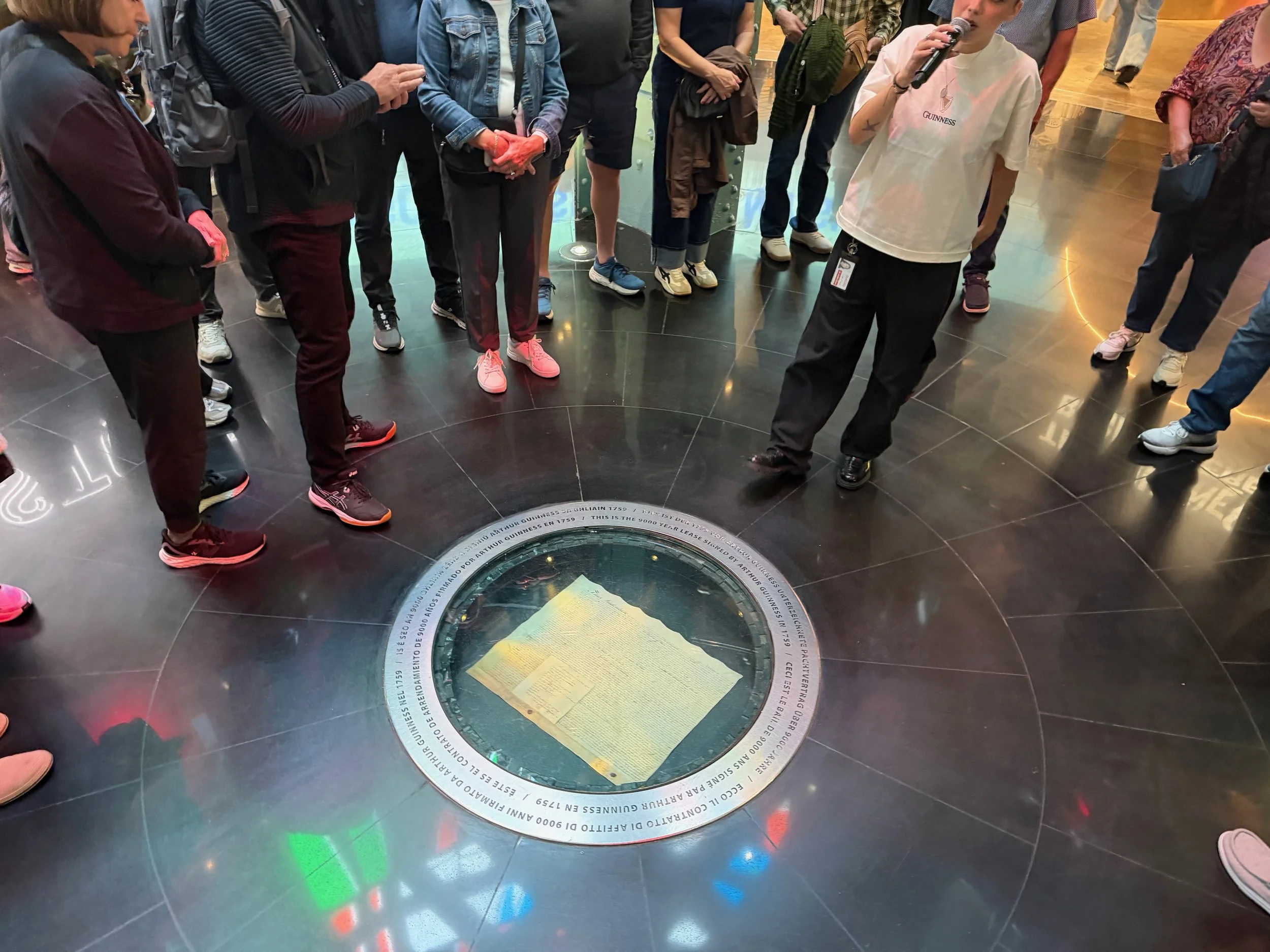   9000 year lease under the floor of the Guinness Storehouse  