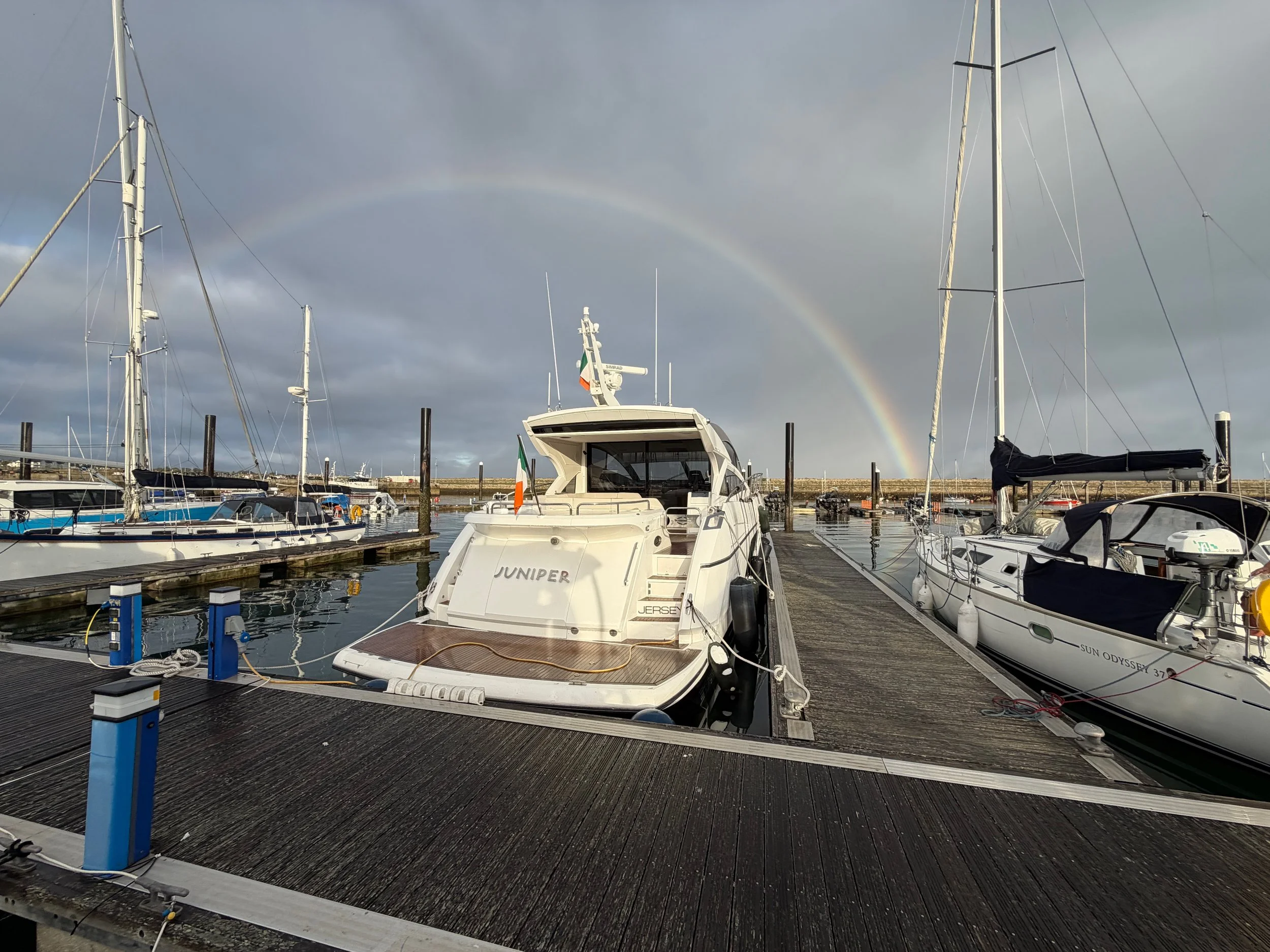   A good omen for their voyage.  