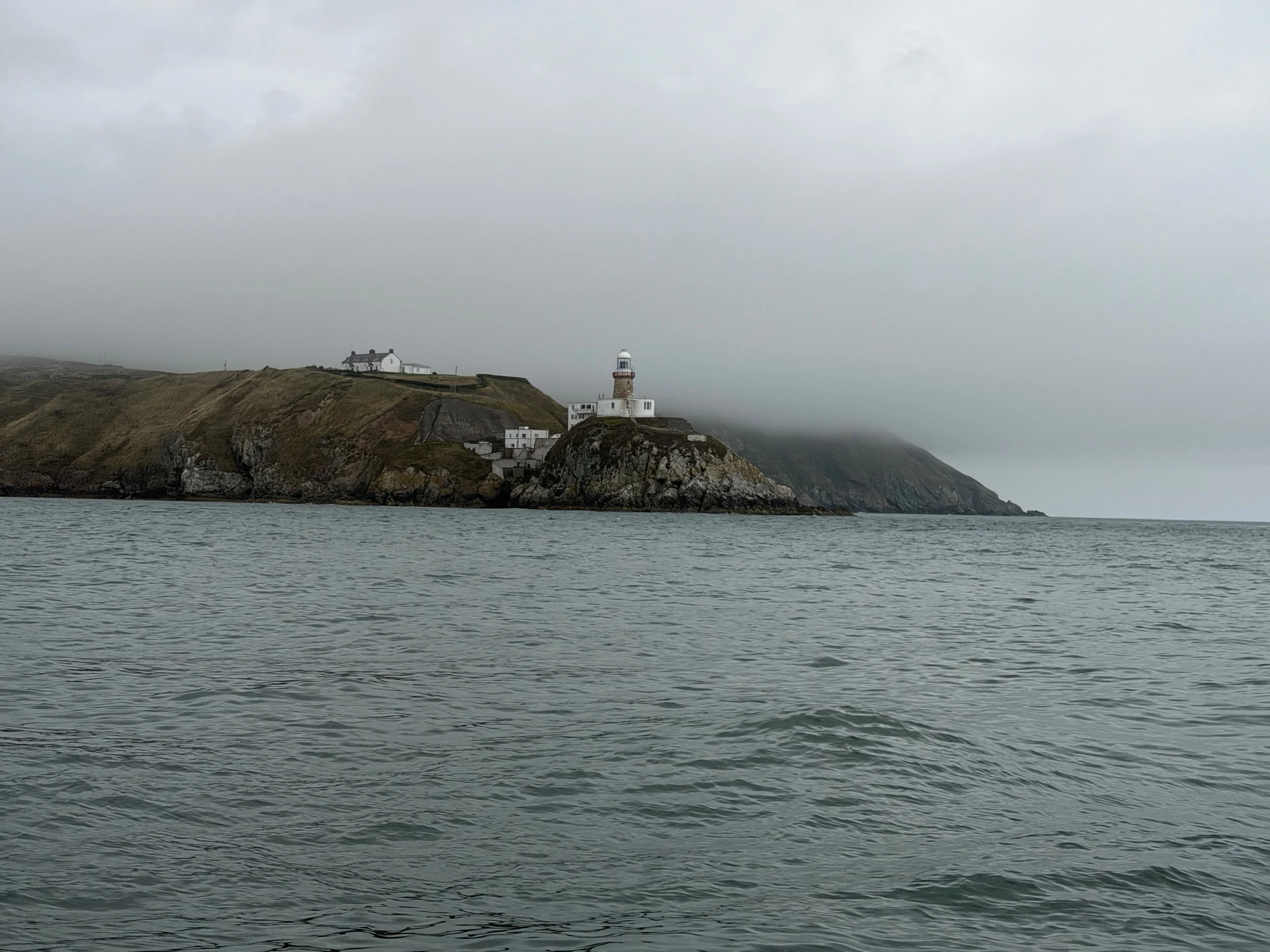   Baily Lighthouse at the north end of Dublin Bay.  Goodbye Ireland.  