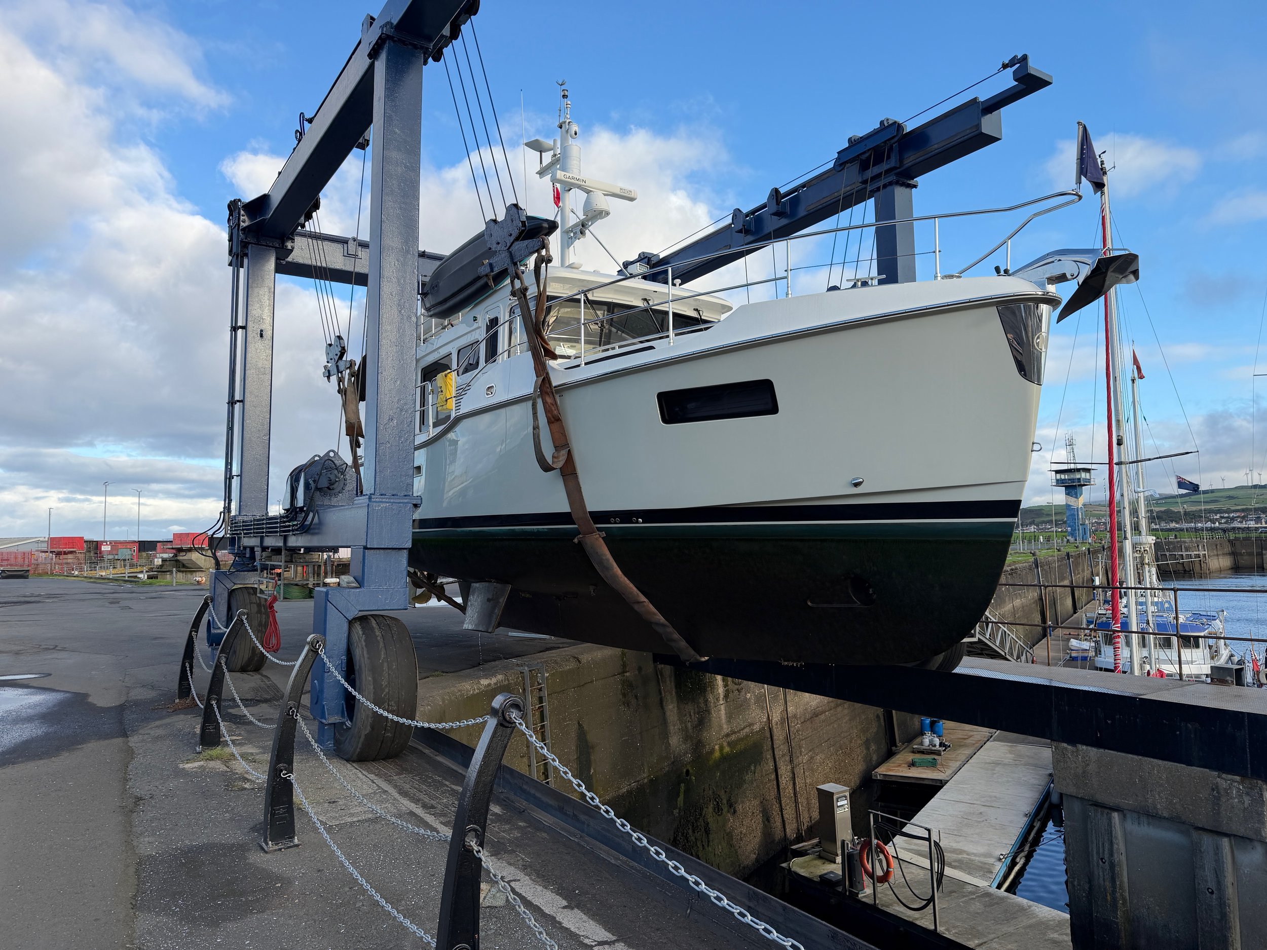   Up she goes!  