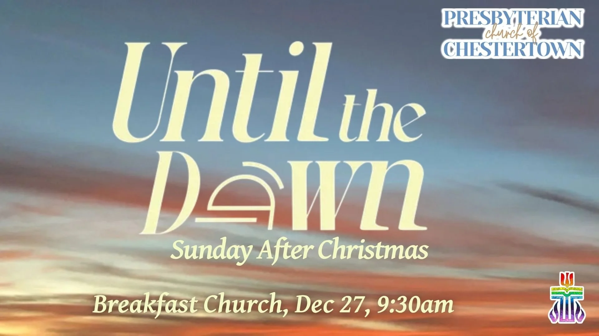 Breakfast Church - Sunday after Christmas