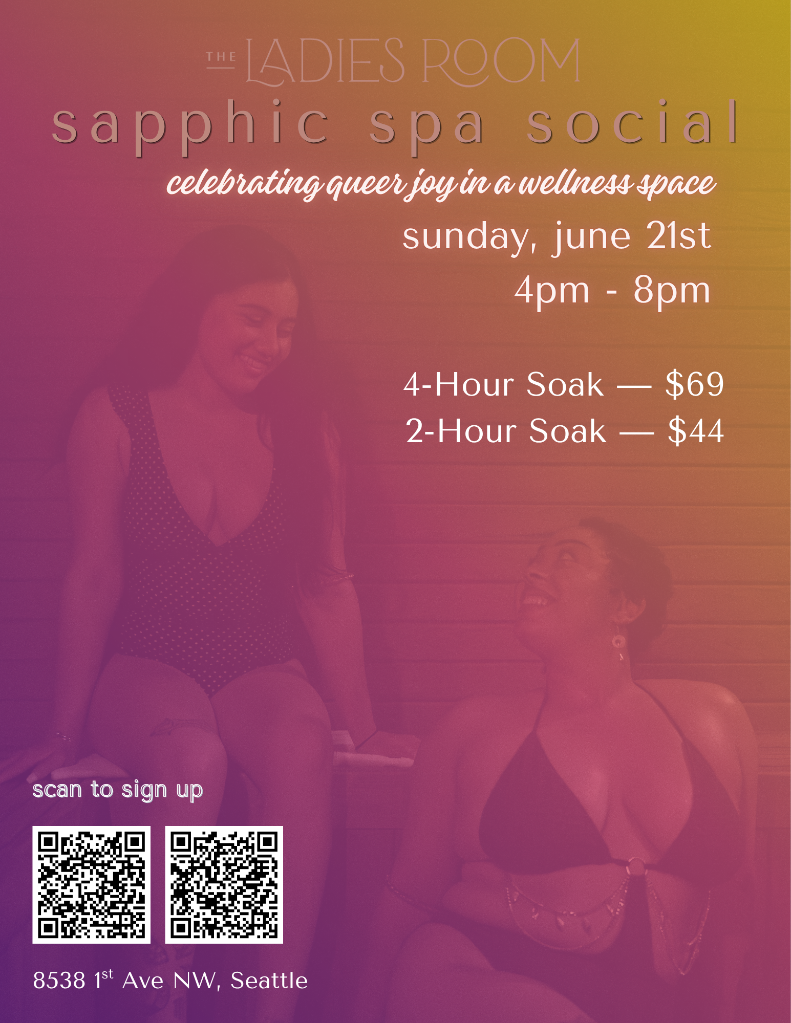 Sapphic Spa Social