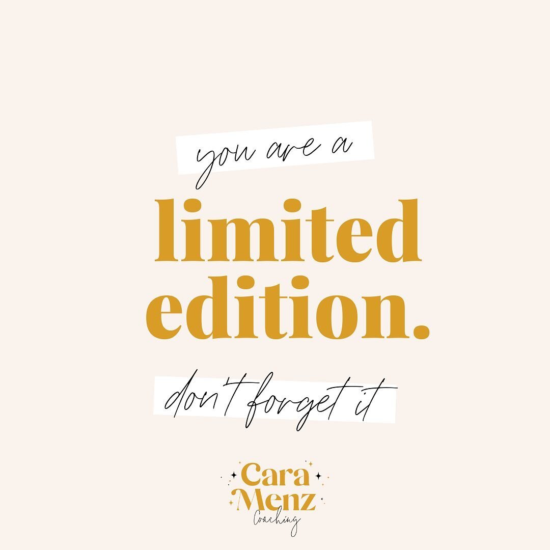 You are a limited edition.. but do you embrace &amp; own it 100%? Do you want to but something is holding you back from living your most authentic and amazing limited edition life?  Maybe you&rsquo;re overwhelmed?  Are you feeling anxious about knowi