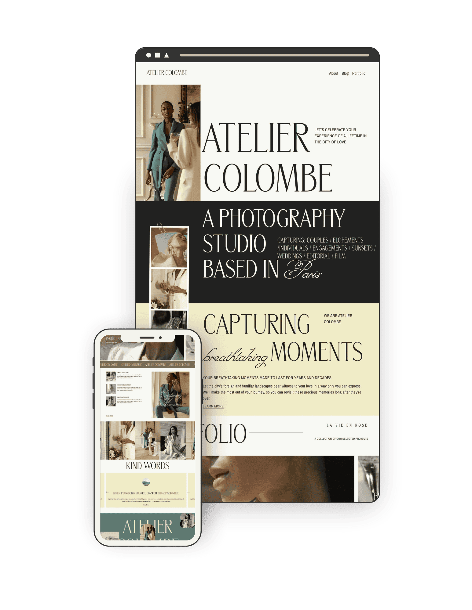 Website for fashion.