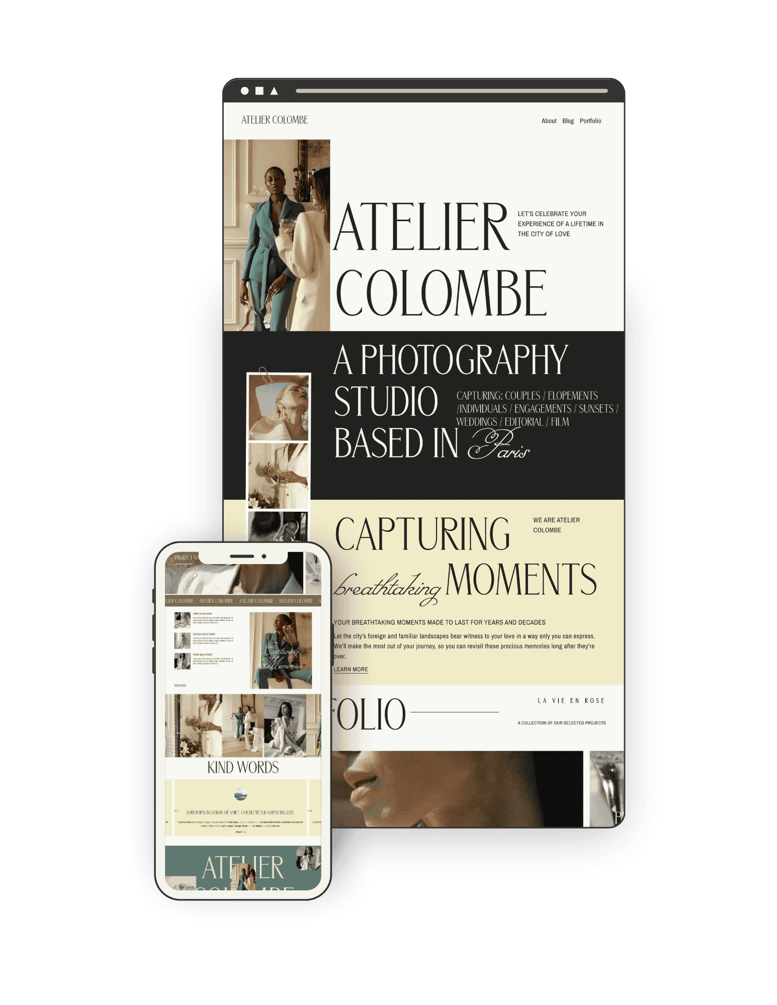 Website for fashion.