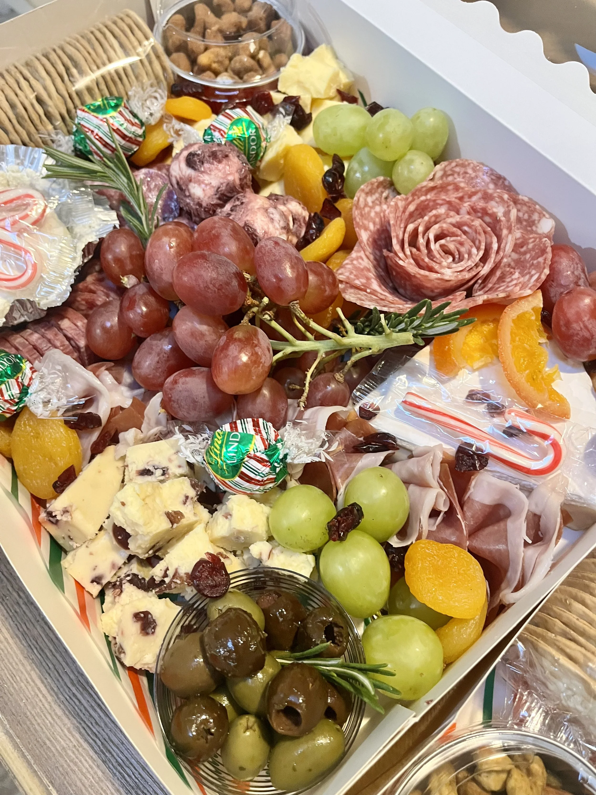 Large Holiday Charcuterie Box, serves 8-12