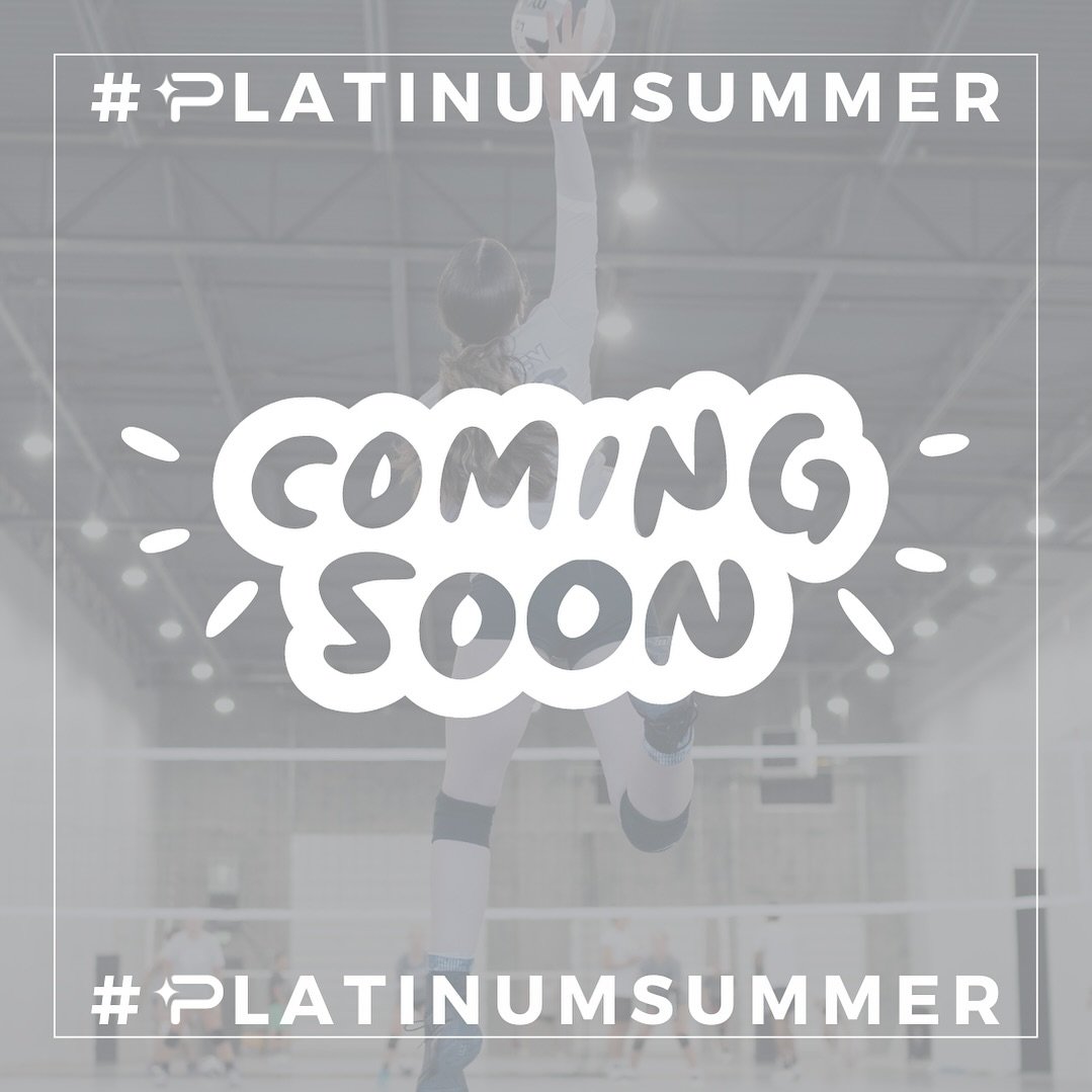 Are you ready for another #platinumsummer? ☀️🏐

THIS WEEK we are excited to share our summer volleyball schedule at Platinum! We have lots of camps, clinics, leagues and MORE planned for all existing volleyball lovers and those looking to get into t