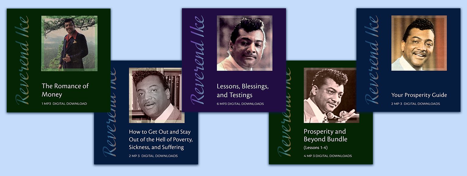 Collage of audio teachings on sale.