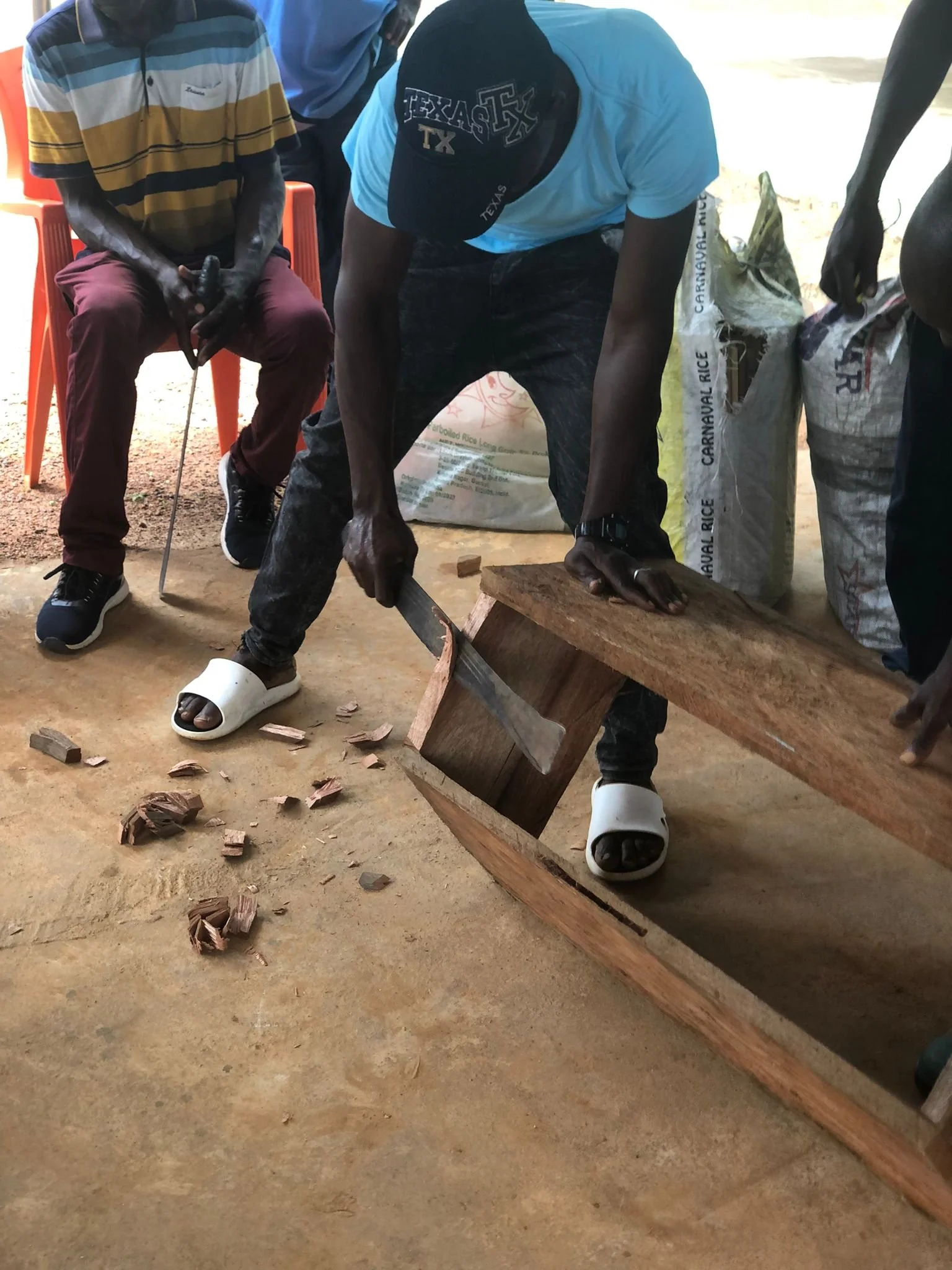 Demonstration building beehive