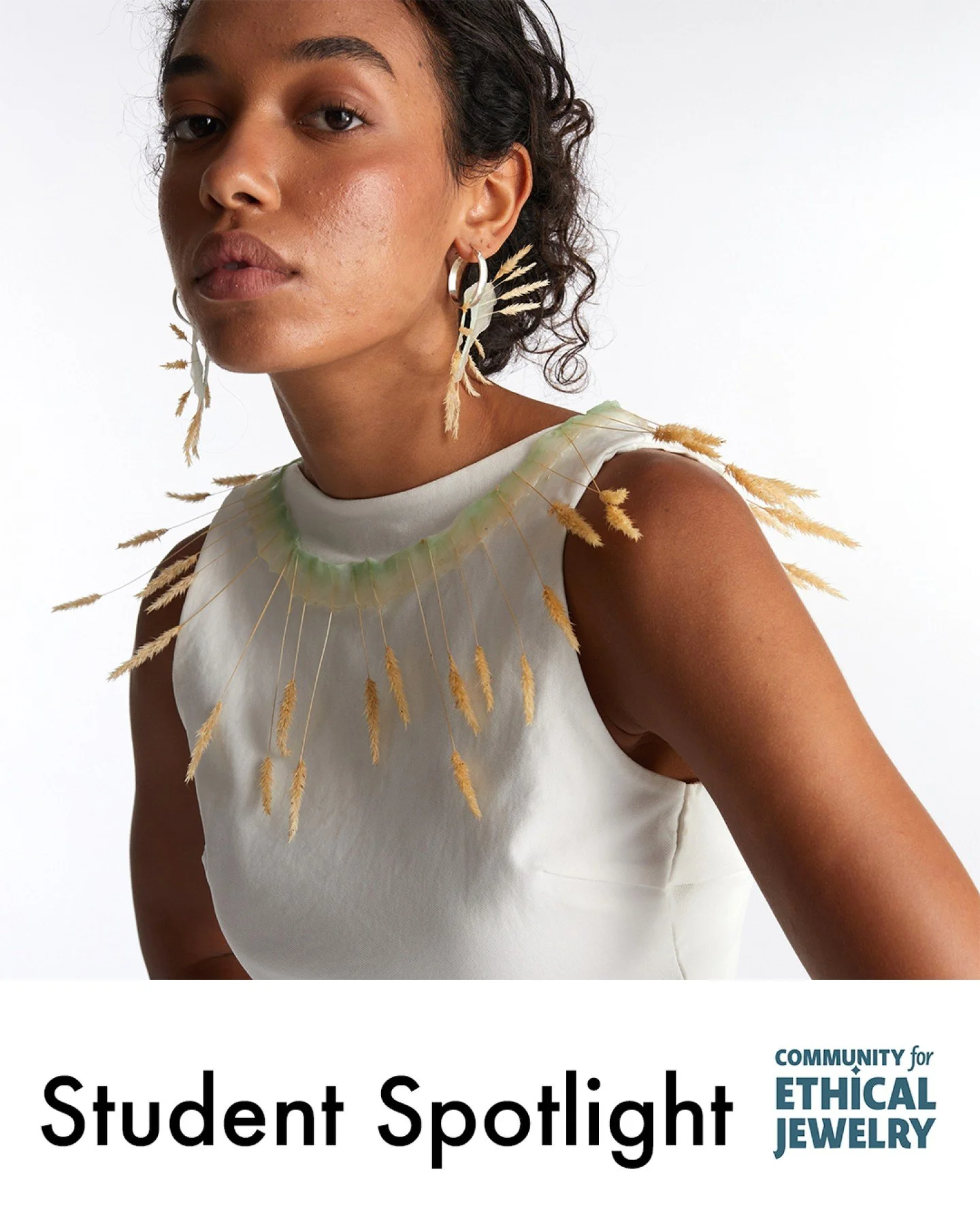 💡CEJ STUDENT SPOTLIGHT 2026💡Join us in welcoming our Community for Ethical Jewelry's NEW Student Members from 2026! 

📸Featured Image:
Roni Litay
Bezalel Academy for Art and Design
Jerusalem, Israel

Necklace 2
Alginate mixture, dried Avena
25 x 4