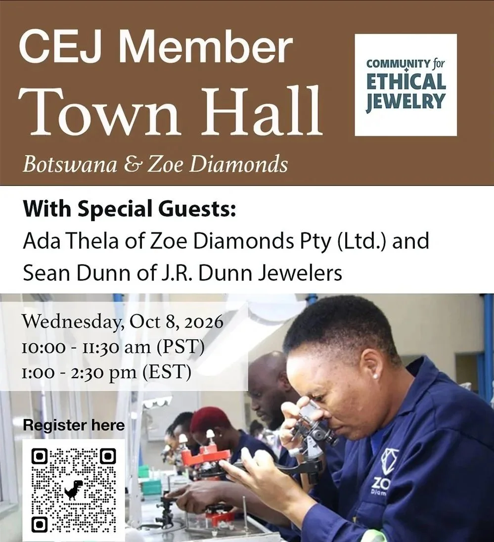 Community for Ethical Jewelry’s Town Hall Meeting