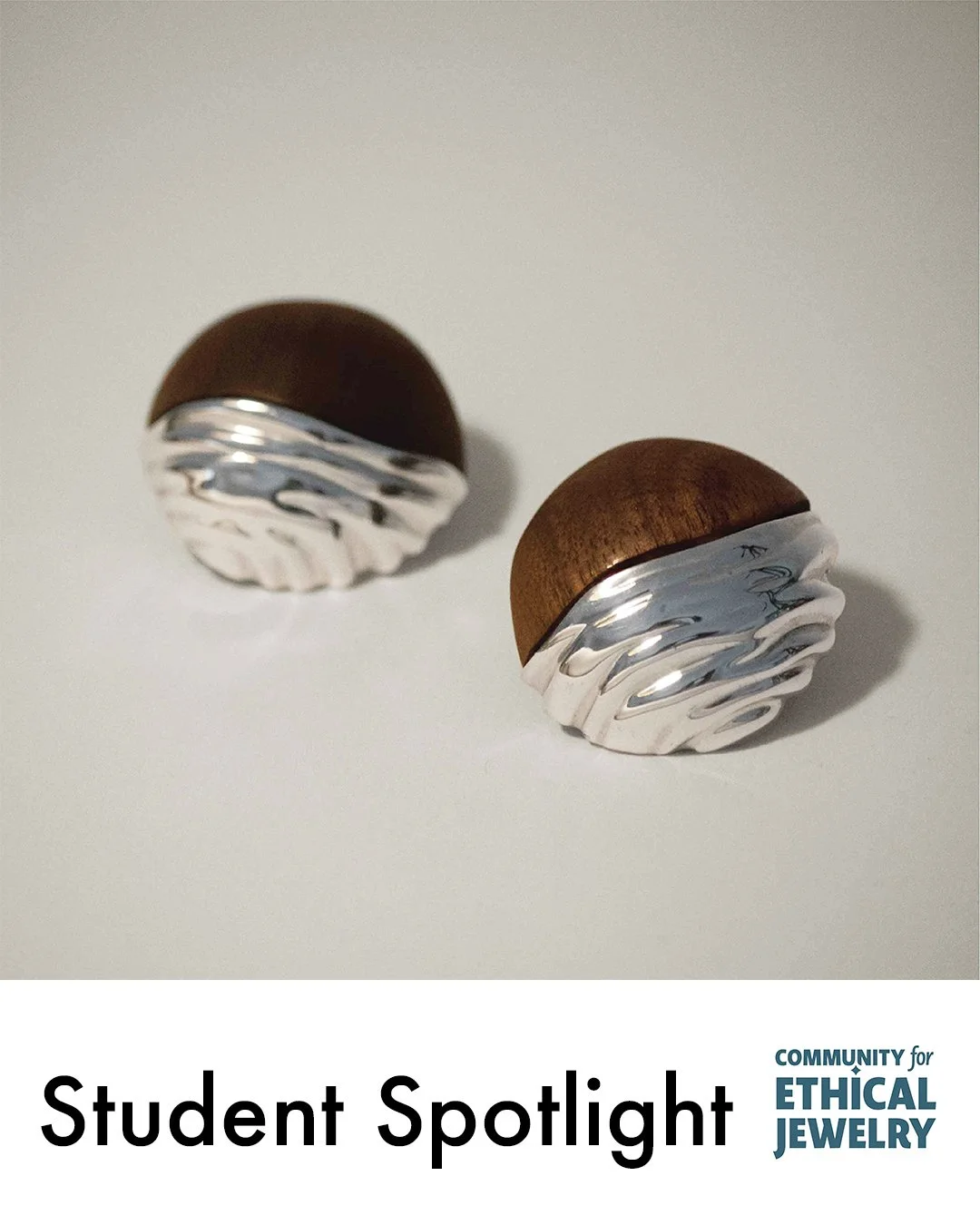 💡CEJ STUDENT SPOTLIGHT 2026💡Join us in welcoming our Community for Ethical Jewelry's NEW Student Members from 2026! 

📸Featured Image:

Rhys Morrow
Savannah College of Art and Design
Savannah, Georgia, USA

The Home/Body Earrings
Earrings
Walnut w