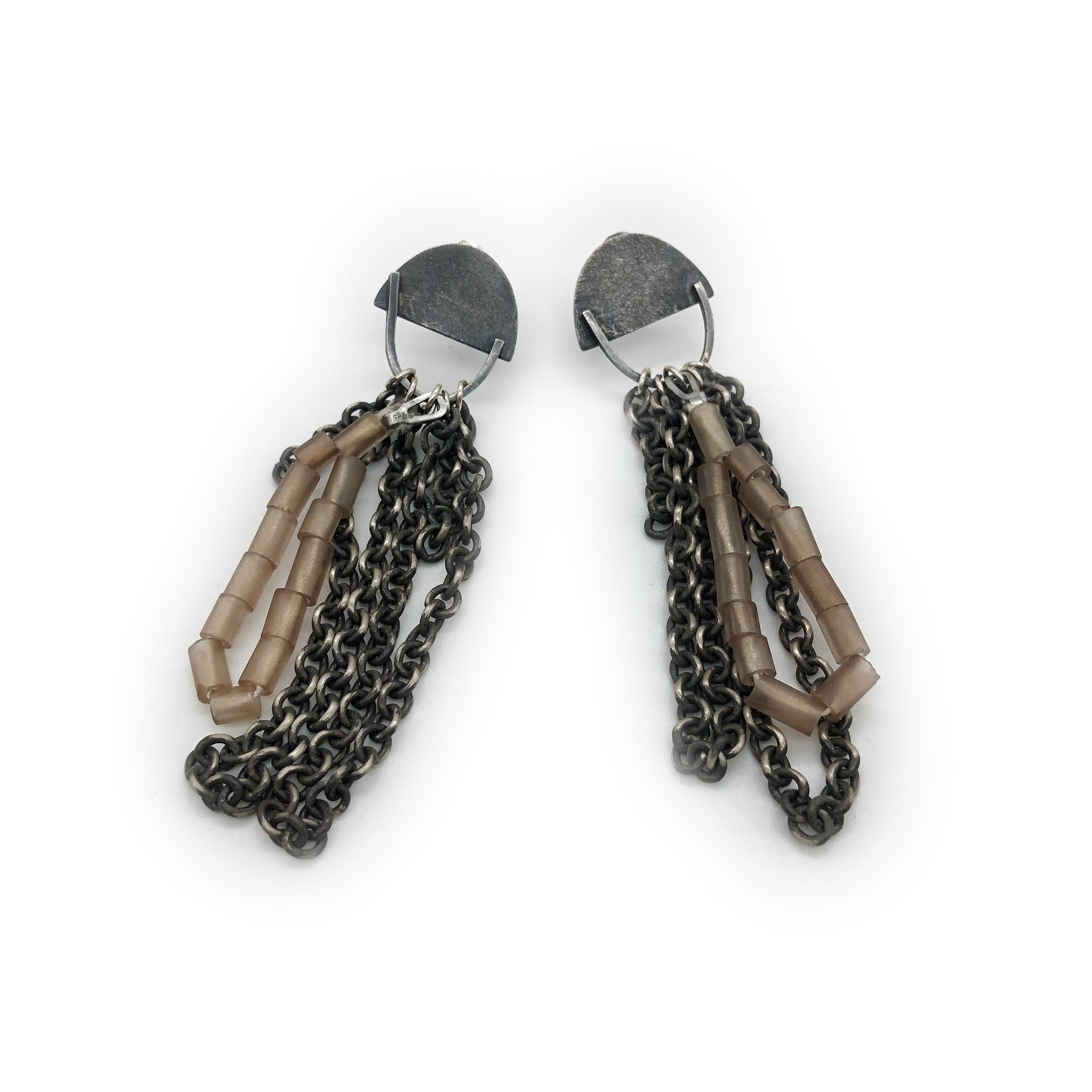 Pink Earrings by Meghann Sottile