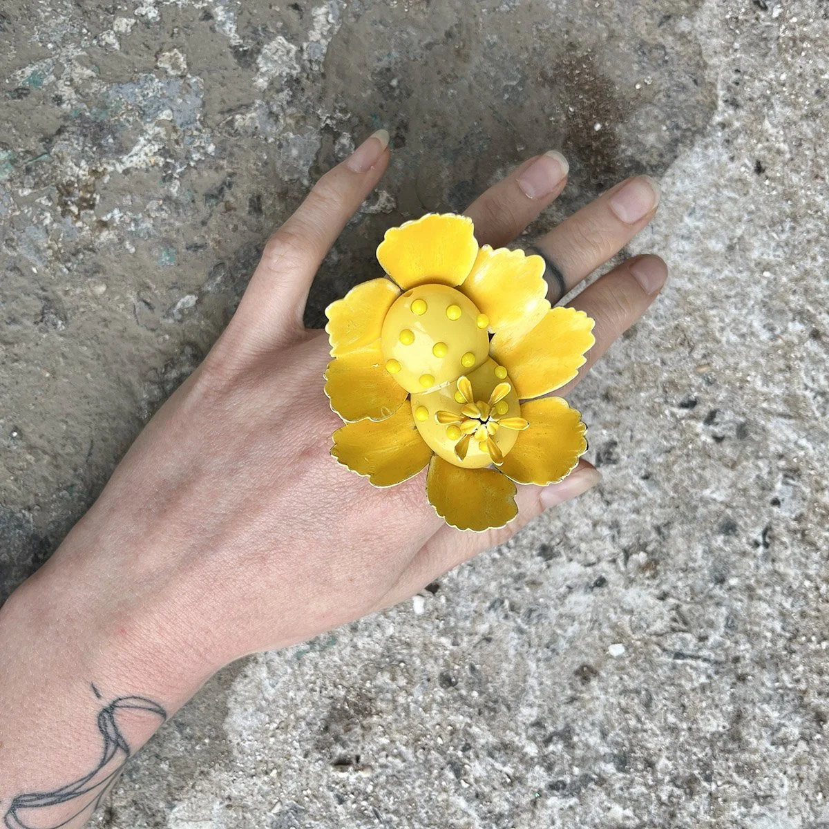 Taylor Zarkades King Twin Yolk Ring