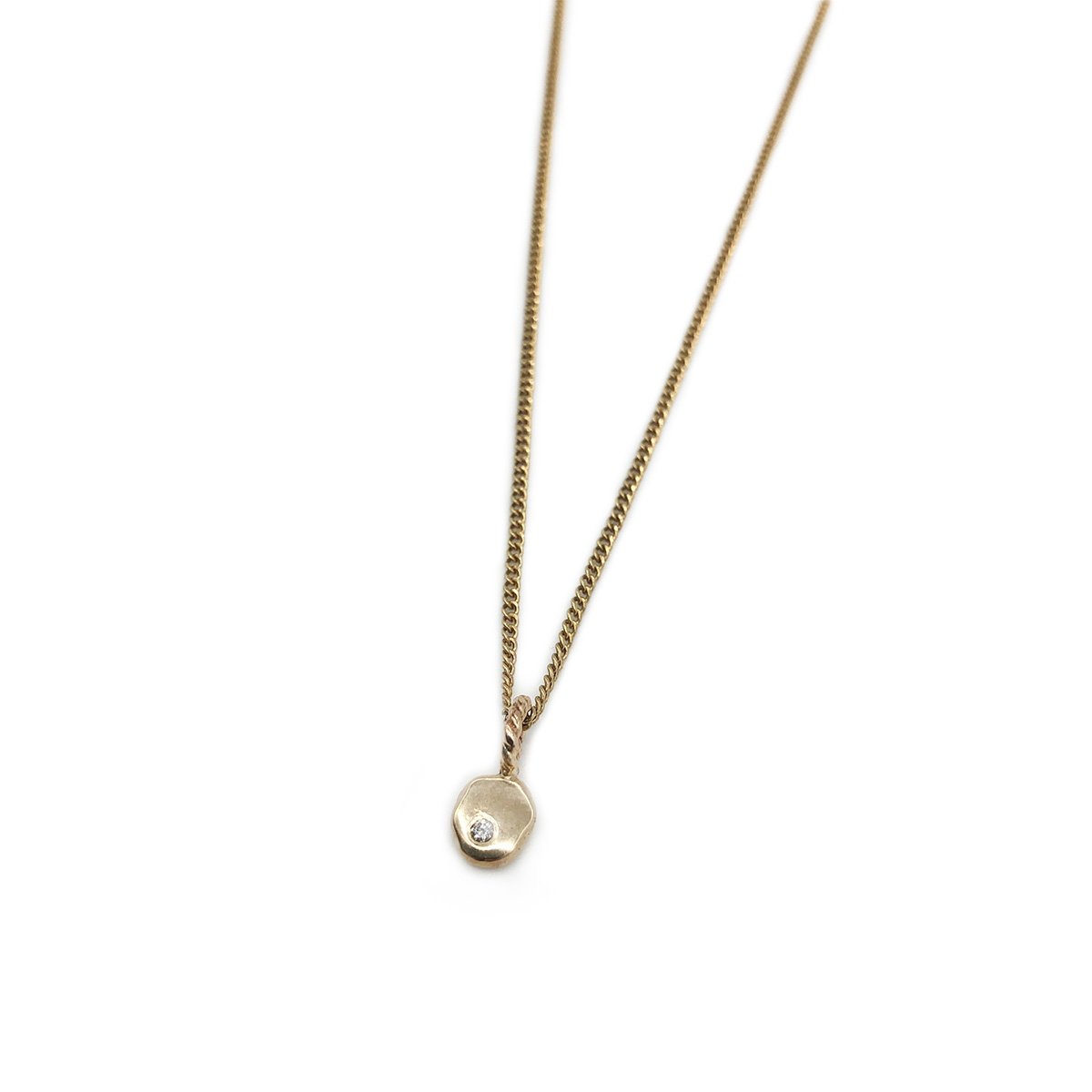 Forged Gold Necklace