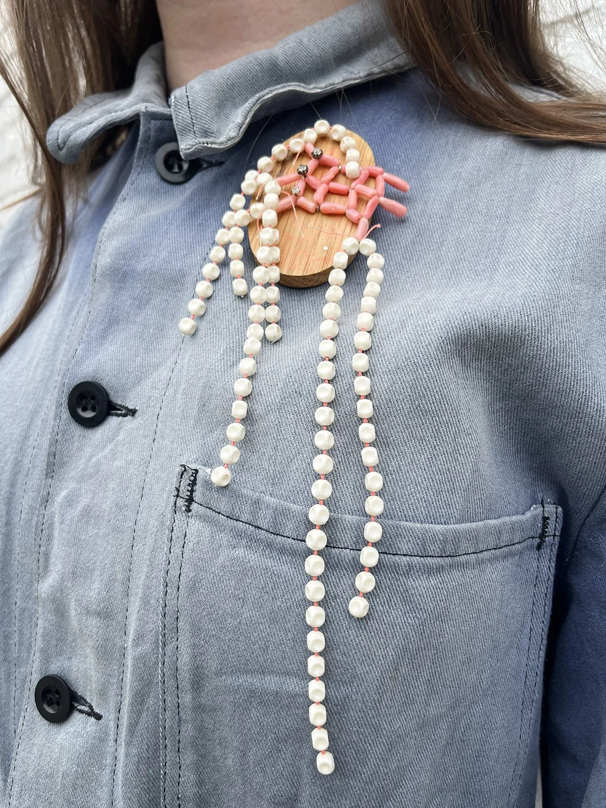 Taylor Zarkades King Strung Along Brooch
