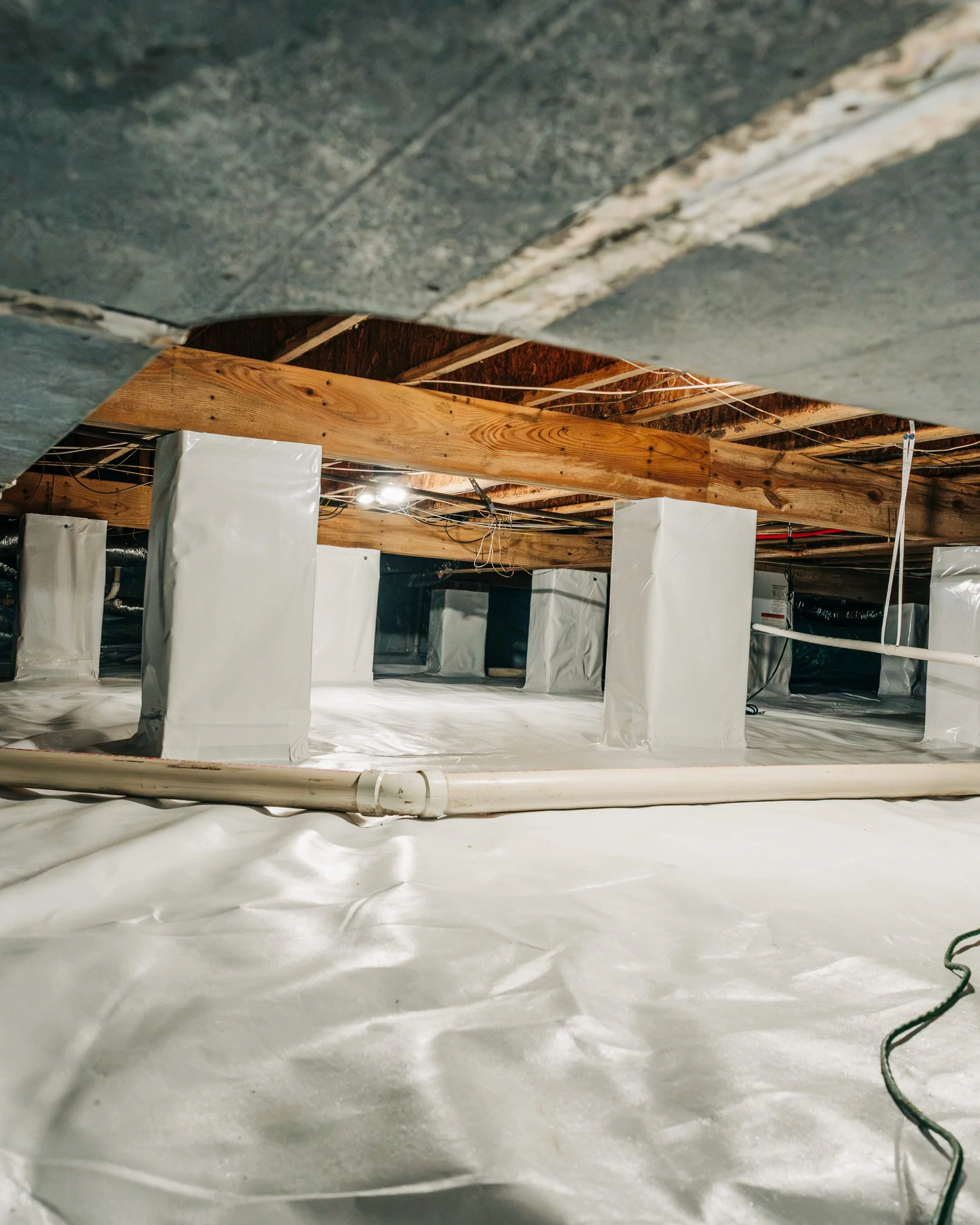 sealed crawlspaces are one the BEST investments here in North Carolina. 

i don&rsquo;t enjoy crawling under houses&hellip; even my own &amp; mine&rsquo;s got all the bells and whistles.

your crawlspace has a much bigger impact on the air you breath