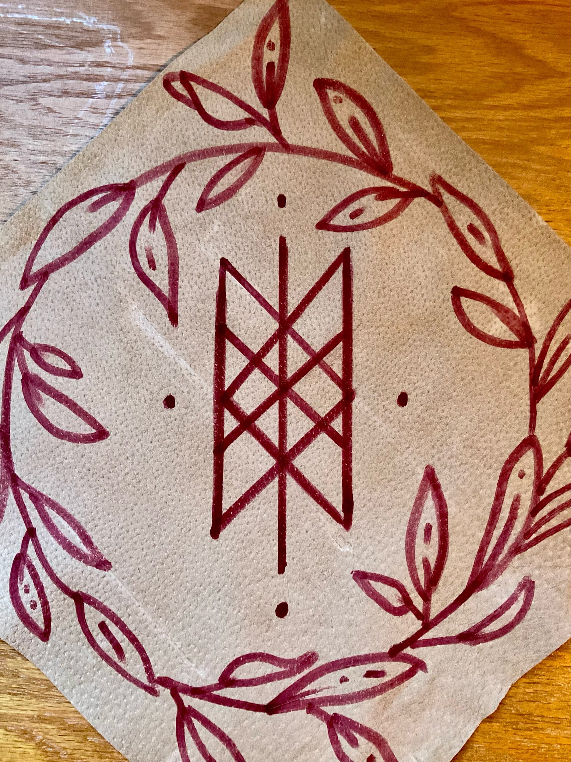 Web of Wyrd, Suede Mat