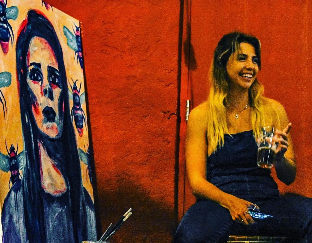 First live painting in Miami, Florida