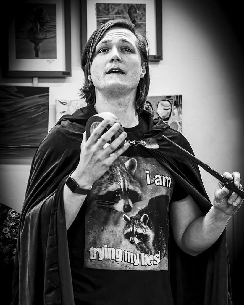 We are very quickly dancing our way to opening night!!
Making mischief and magic is our specialty! And we are offering a chance to learn about our theatrical sorcery with a special talkback at our matinee shows for students, especially those intere