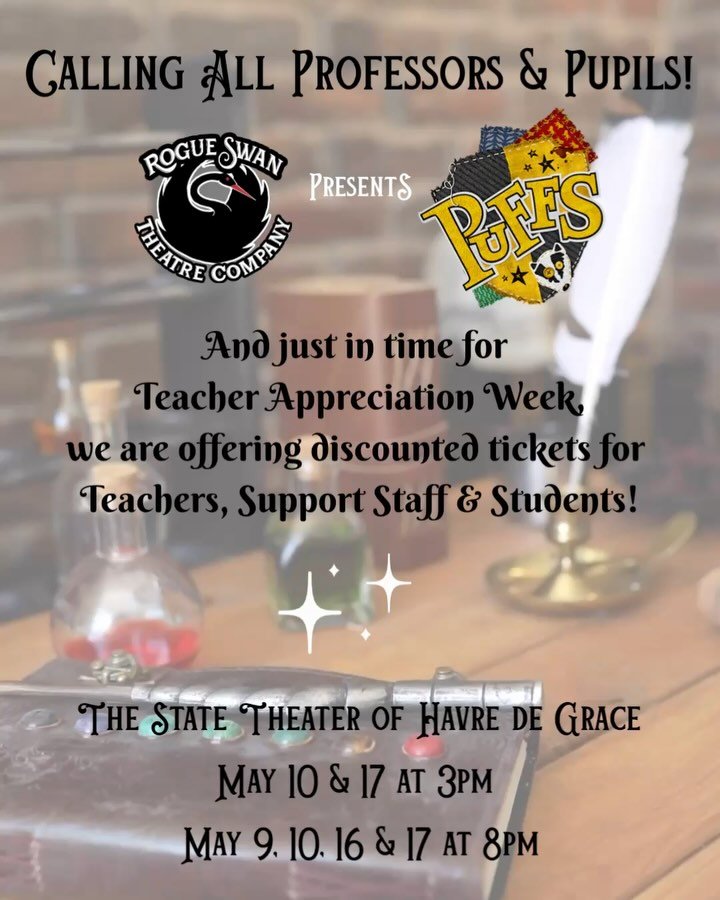 Teacher Tuesday!!! For this sensational spectacle of marvelous magic, we are delighted to offer discounted tickets to all teachers, school support staff, and students in honor of Teacher Appreciation Week!
Whether you grab a ticket for yourself or f