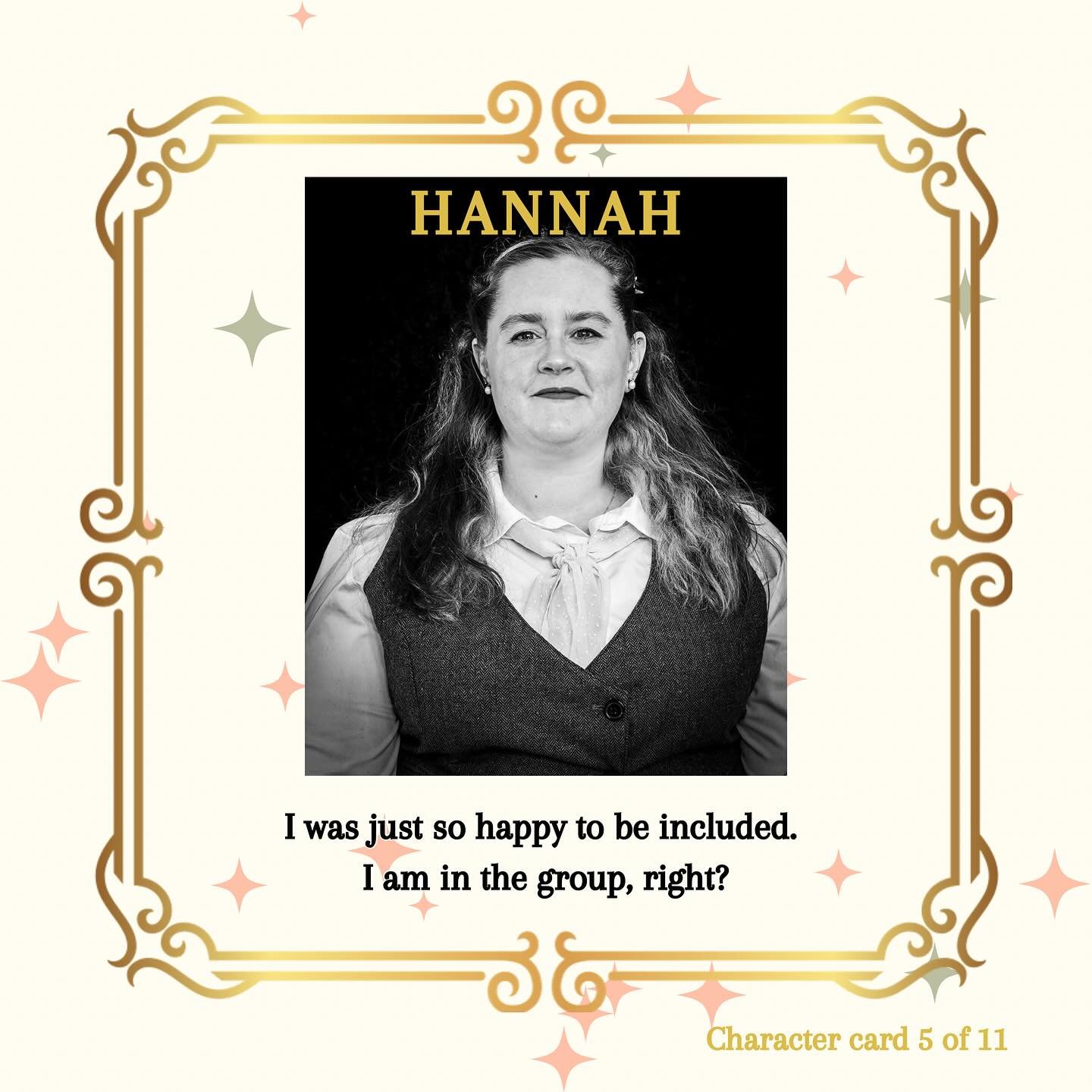 Morning introductions! Grab you coffee and meet @echofuture19 Amy and Alex! Their Puff characters are diligent students Hannah and Ernie, but it is safe to say they spend more time as other characters than as Puffs. These two play the most characters