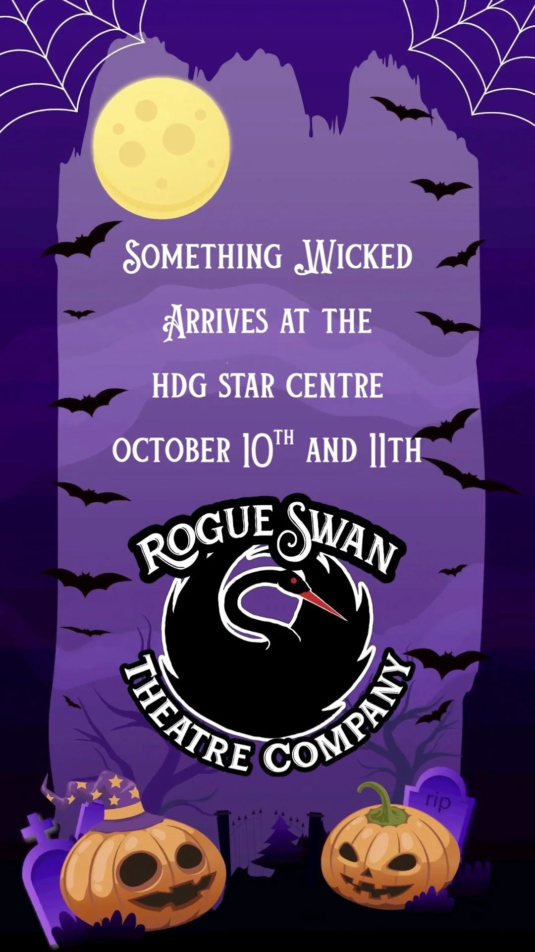 So what happened the last time we did a Halloween Vaudeville? Sound on to find out! And we are doing it all again THIS Friday and Saturday at the STAR Centre! Rogue Swan Presents, Something Wicked! Grab your tickets today, grab a costume and join us