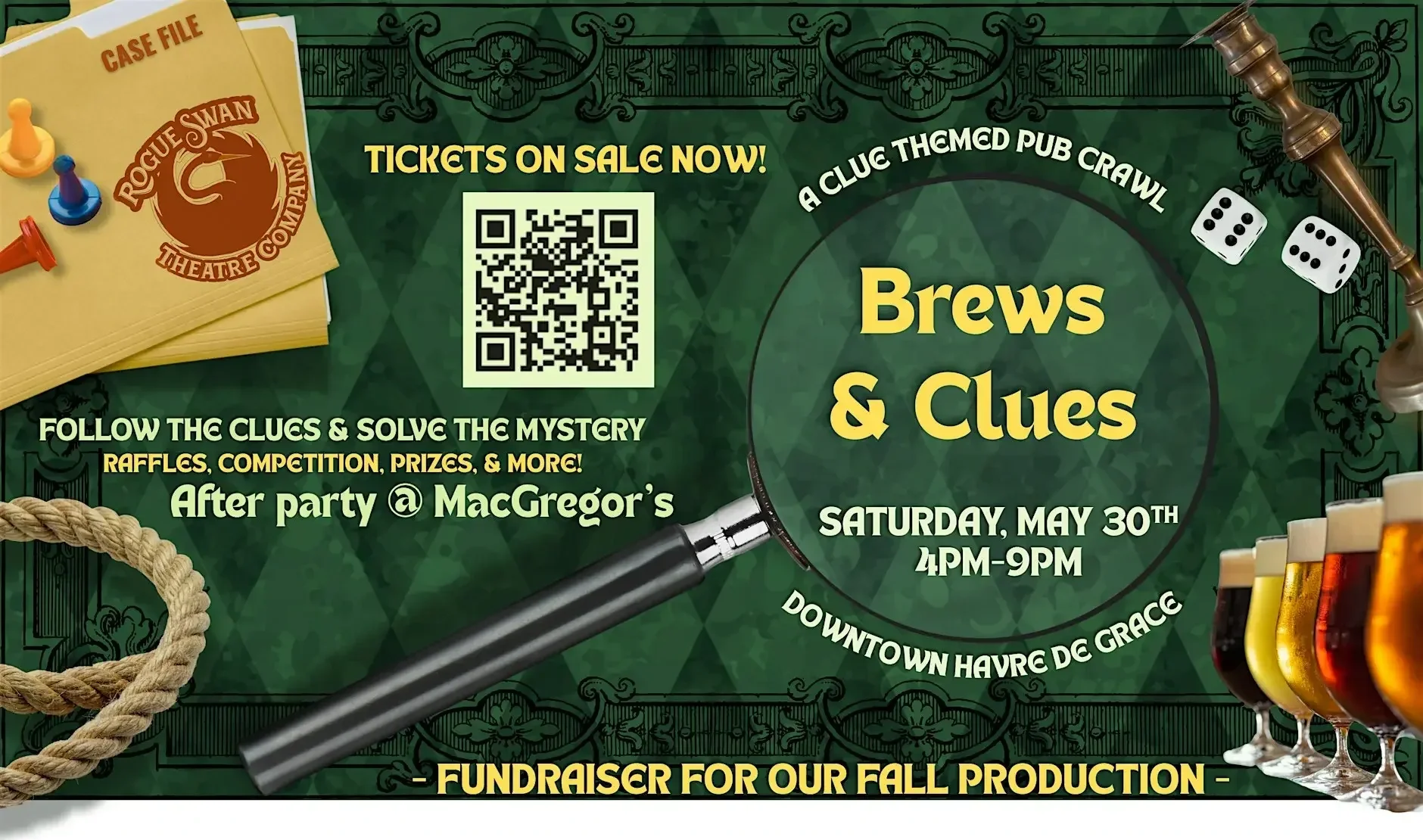 Brews and Clues Pub Crawl!