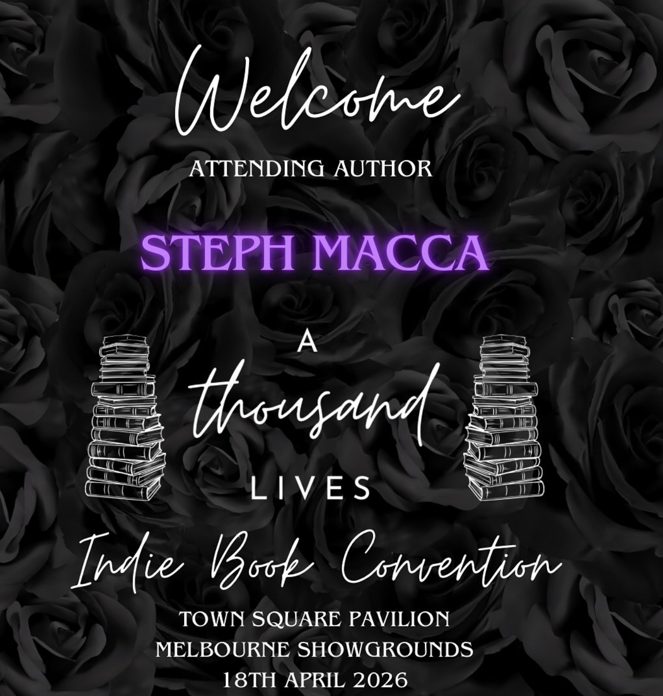 Steph Macca - A Thousand Lives Indie Book Convention